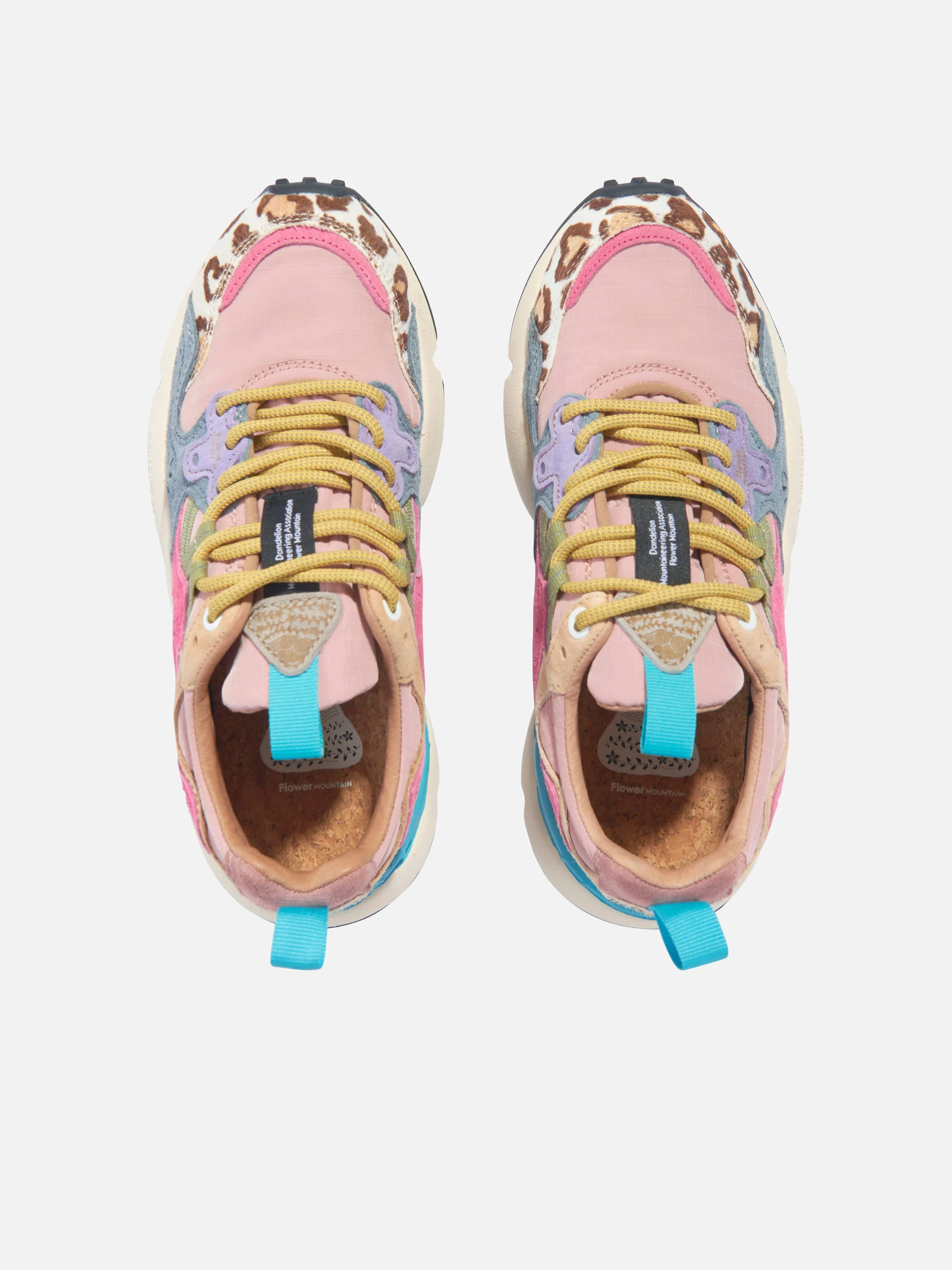 Ready To Ship, Neoprene Flower Mountain Kids Yamano 3 Trainers in Multicolour