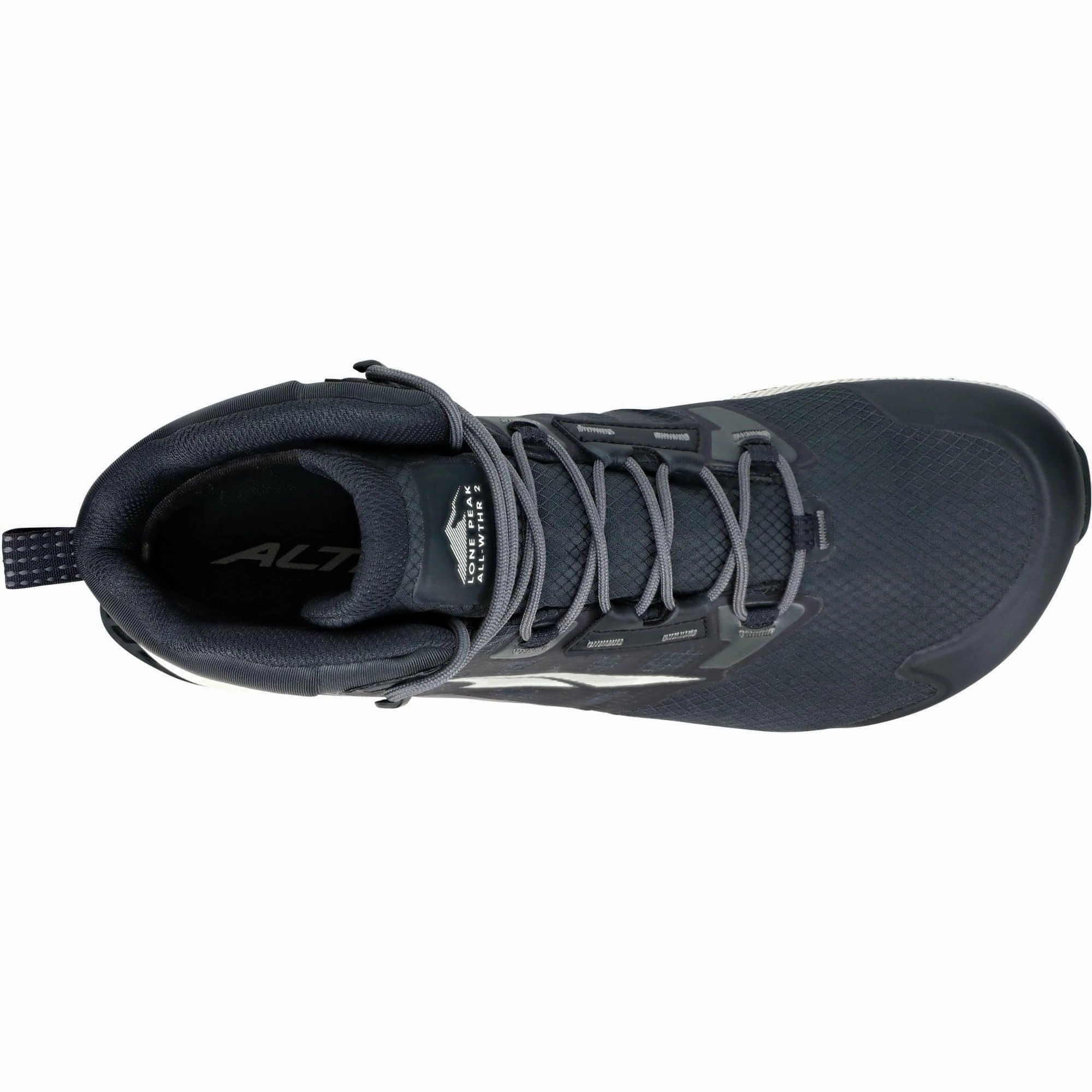Water Bottle Pocket Altra Lone Peak All Weather 2 Mid Mens Walking Boots - Black