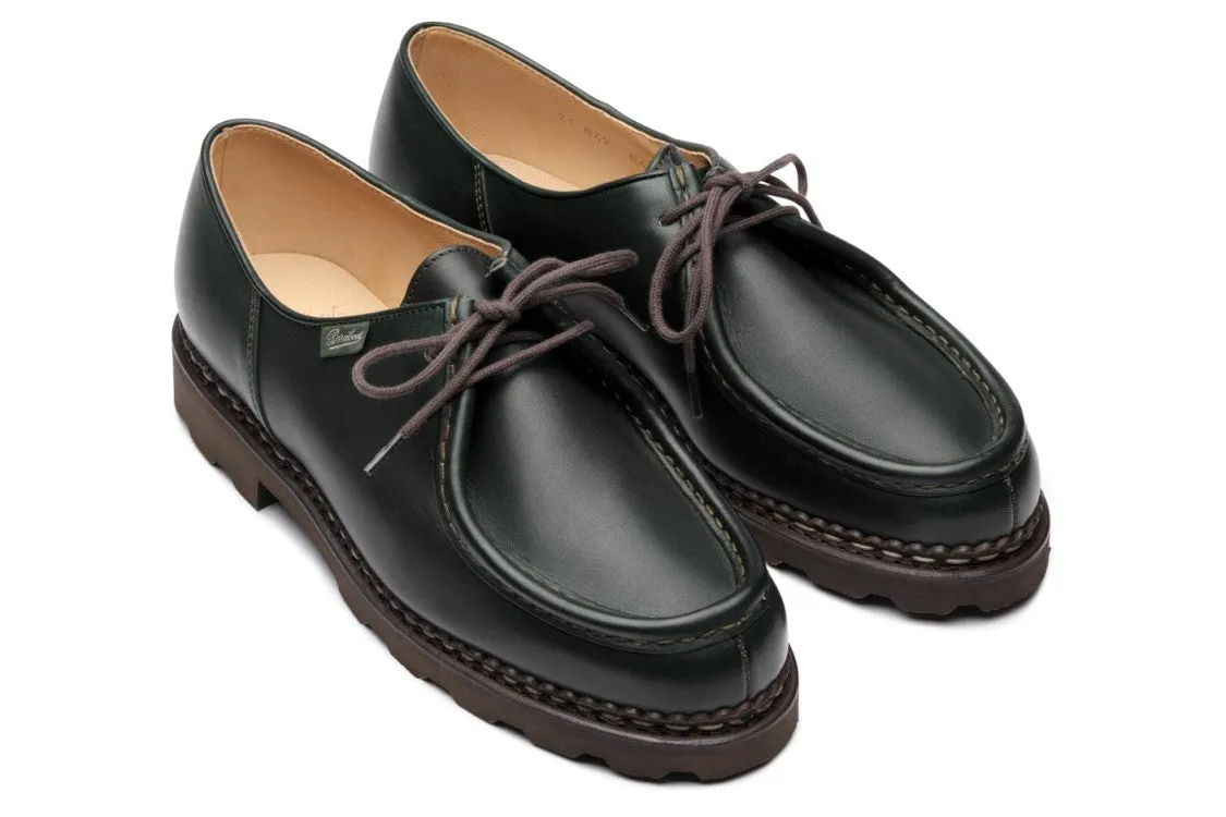 Green Calf Leather Norwegian Construction Shoes