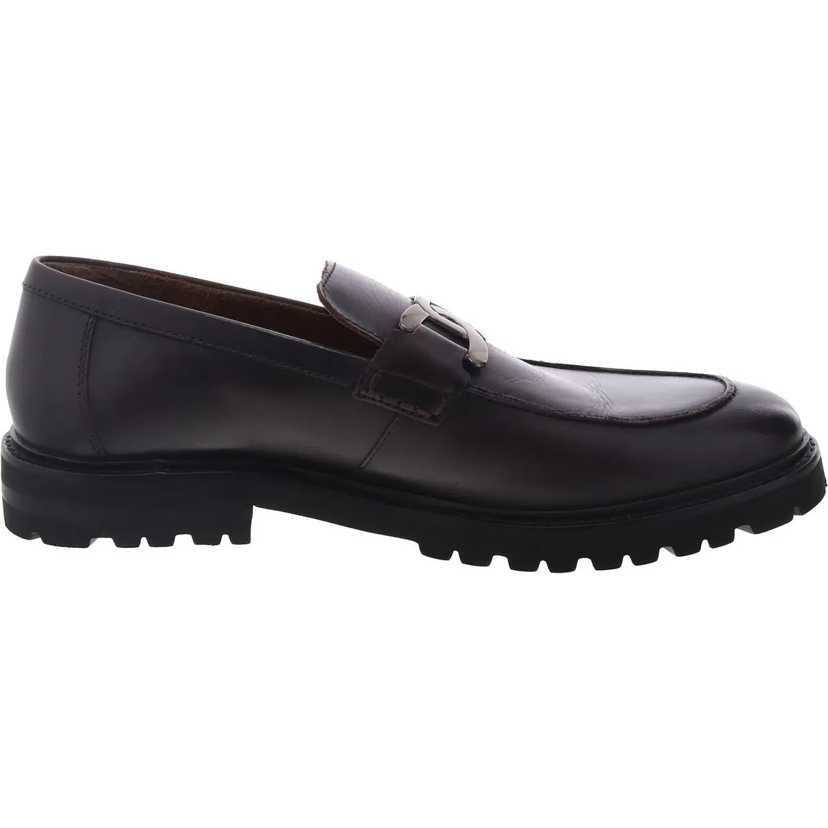 Hale Mens Chain Leather Loafers
