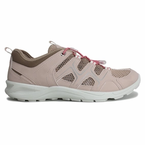 Collapsible Handmade Ecco Terracruise LT 825773 Textile Synthetic Women's Slip On Rose Dust Nude Trainers Curated Premiums