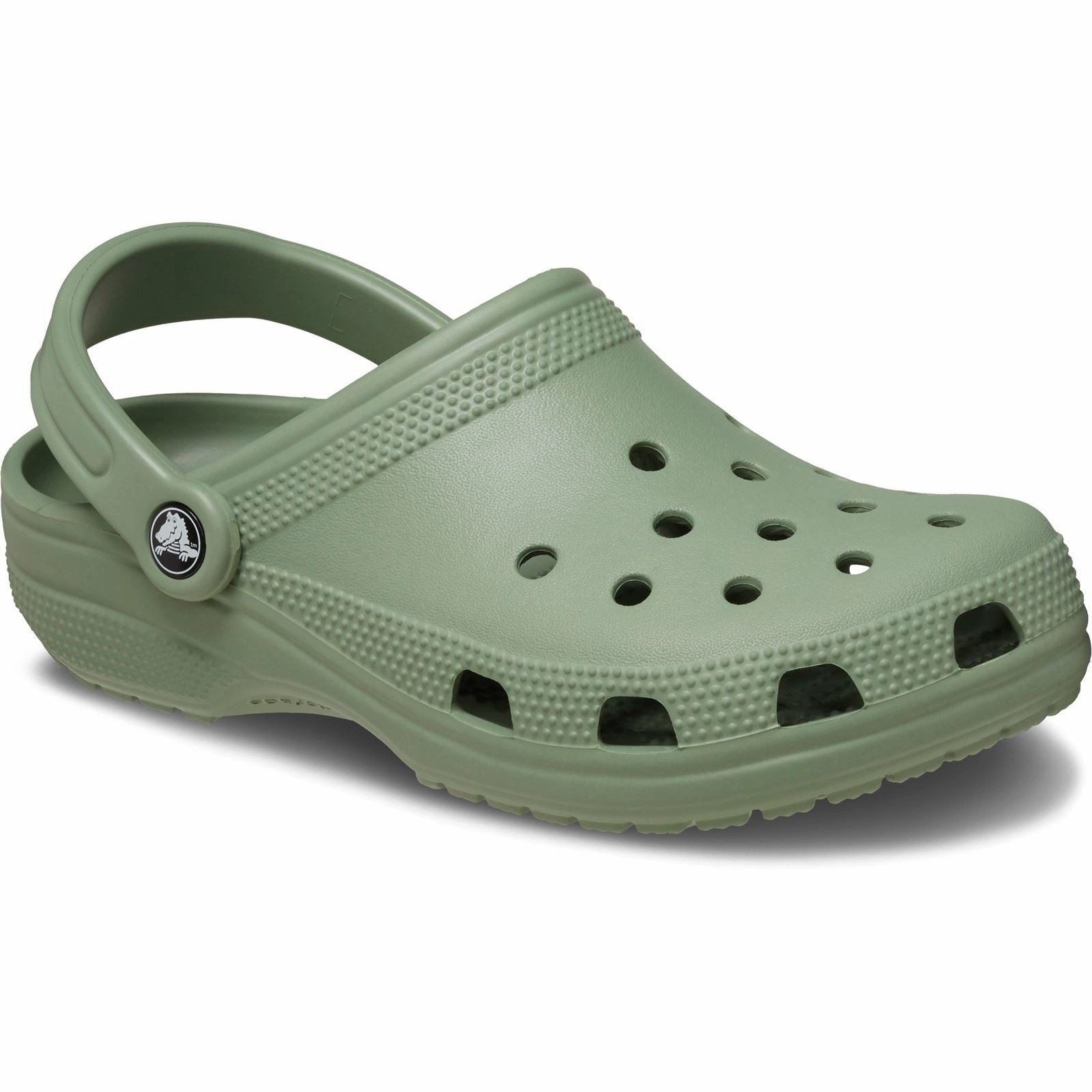 Metallic Silver Clutch Purse Unisex Crocs 10001 Classic Clog Sandals