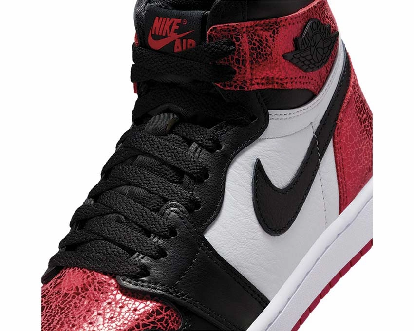Popular Choice, Perfect For Gifting, White Canvas Tote Bag Air Jordan 1 Retro High OG "Ruby" W