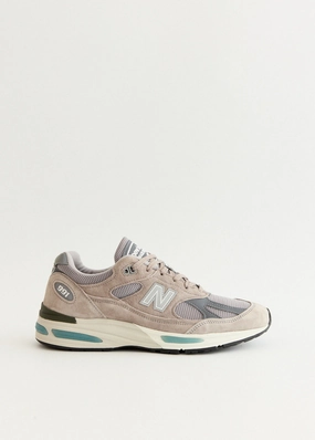 Best Price Online Hardly Any Left MADE in UK 991v2 'Dove' Sneakers Easy to Manage Buckle Closure