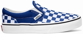 Add To Cart Health-promoting special Vans Kids Classic Slip-On Checkerboard Blueprint User-Centric Design Textile