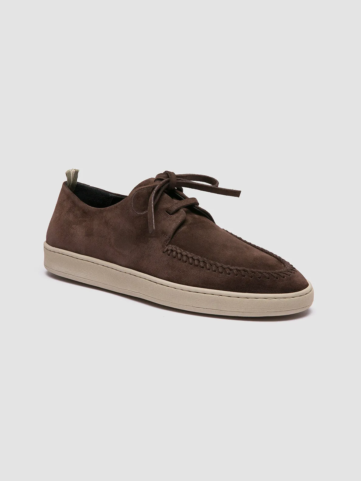 HERBIE 012 - Dark Brown Suede Derby Shoes