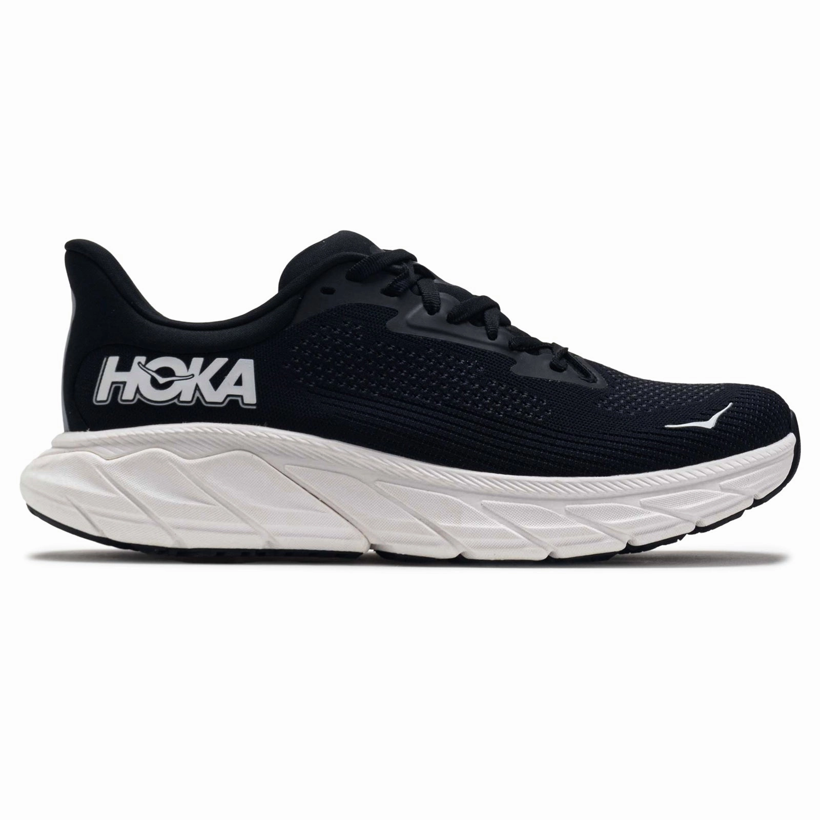 Hidden Perk Hoka Arahi 7 Textile Women's Running Black White Trainers Custom Size Canvas Crossbody Bag For Travel, Classic Aesthetic, Wool