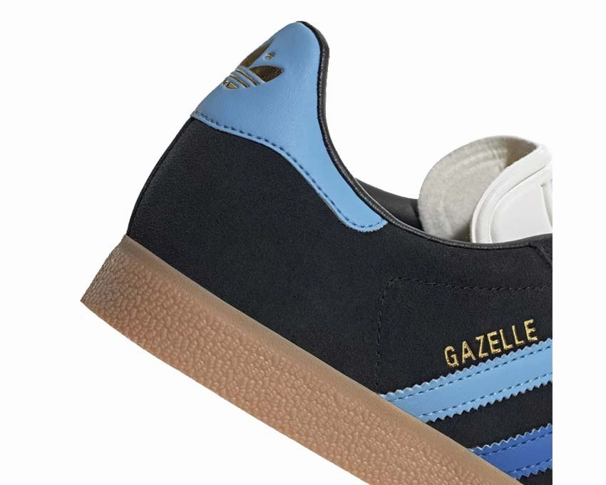 Today Only Offer, Statement, Superior Materials Adidas Gazelle "Black Light Blue"