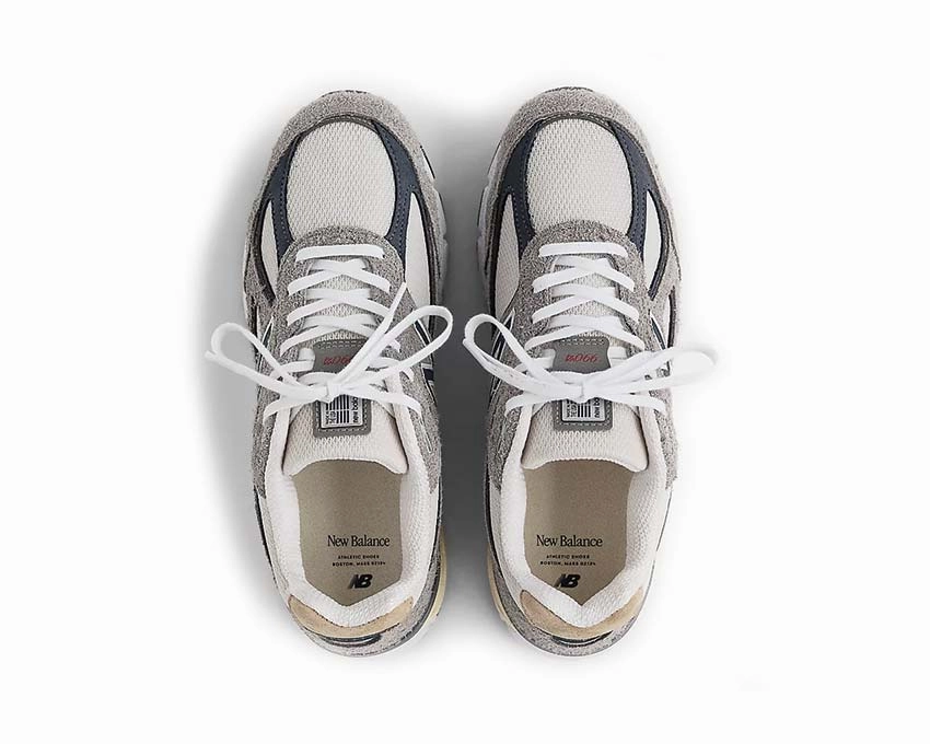 Minimalist New Balance 990v4 Made in USA "Marblehead"