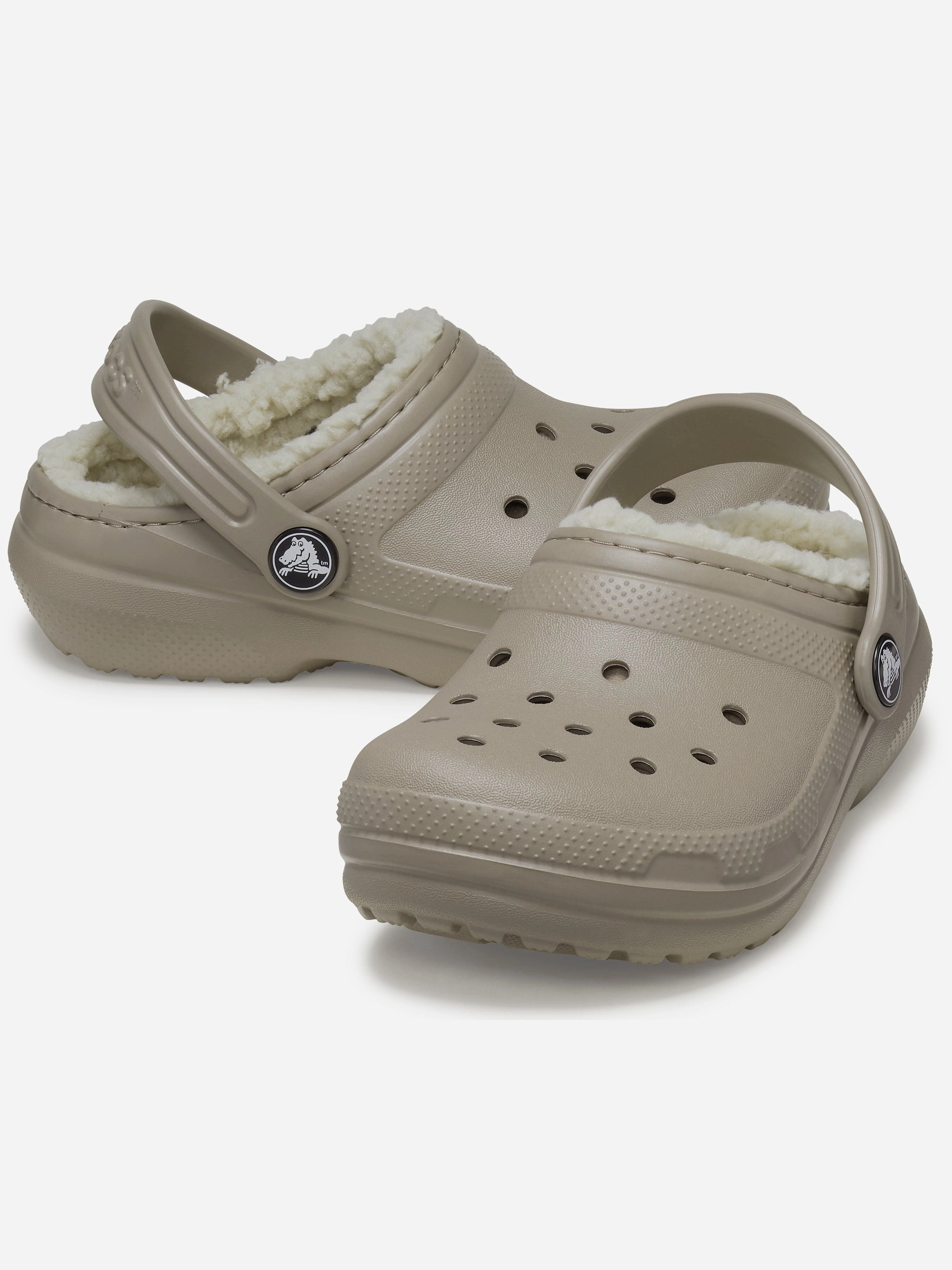 Crocs Kids Classic Lined Clog in Brown Stay Comfortable All Day, Ready For Anything, Buy Now
