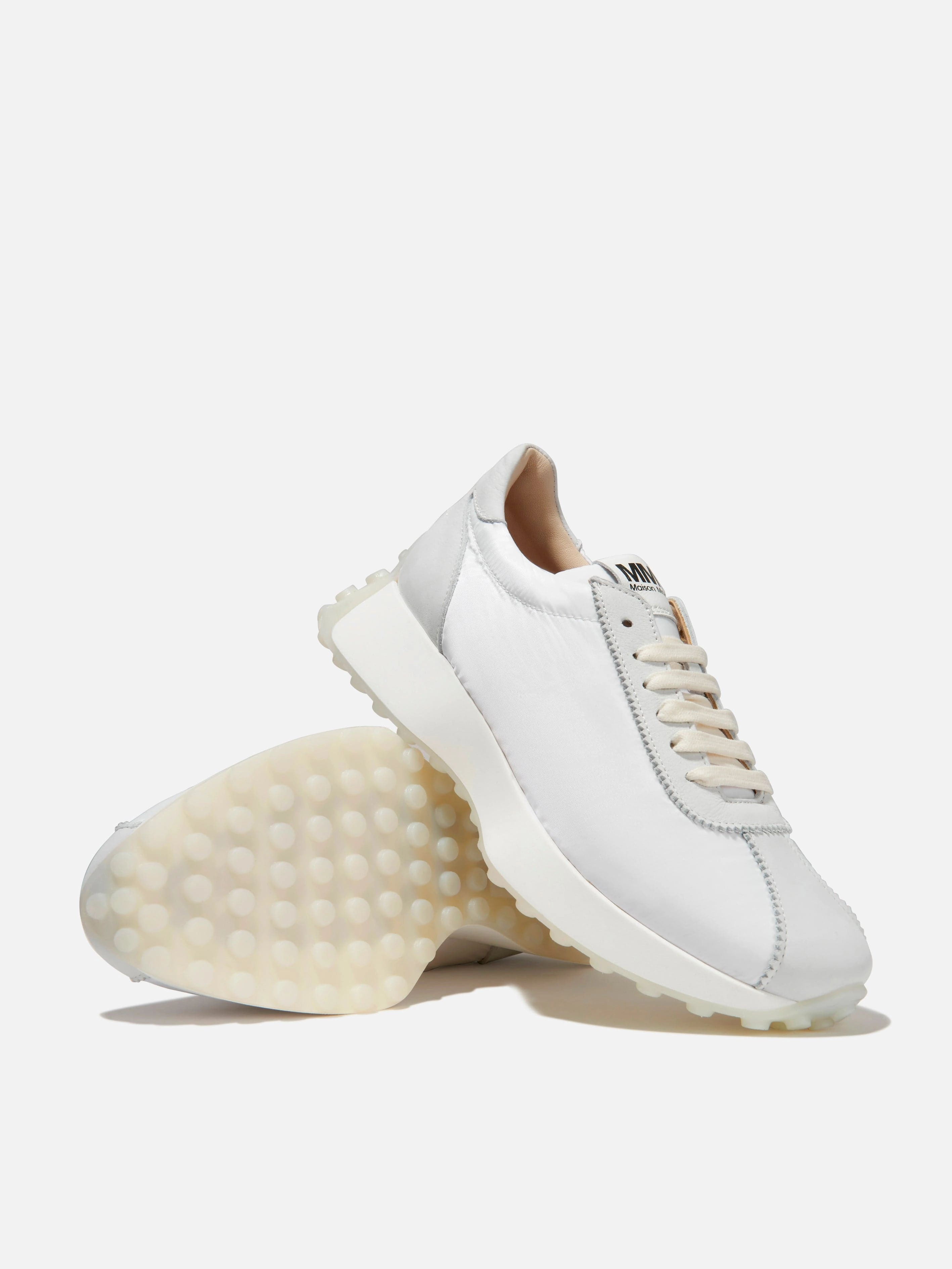 Shop With Confidence, Eco-Friendly Canvas Tote Bag MM6 Maison Margiela Girls Leather Lace Up Trainers