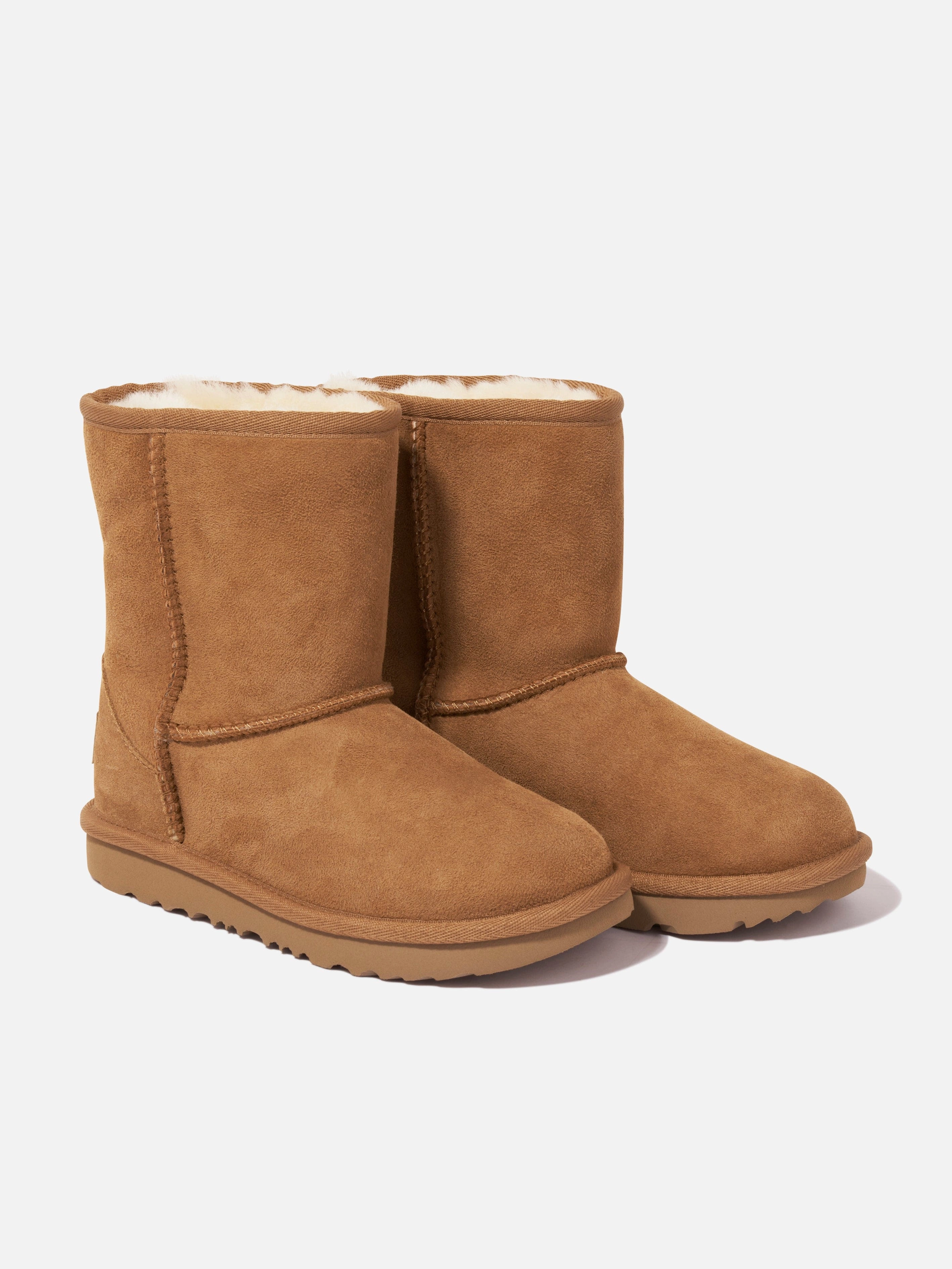 Roll Handle Strap, Great For Gifting, Quick Access Features UGG Kids Classic II Boots in Brown