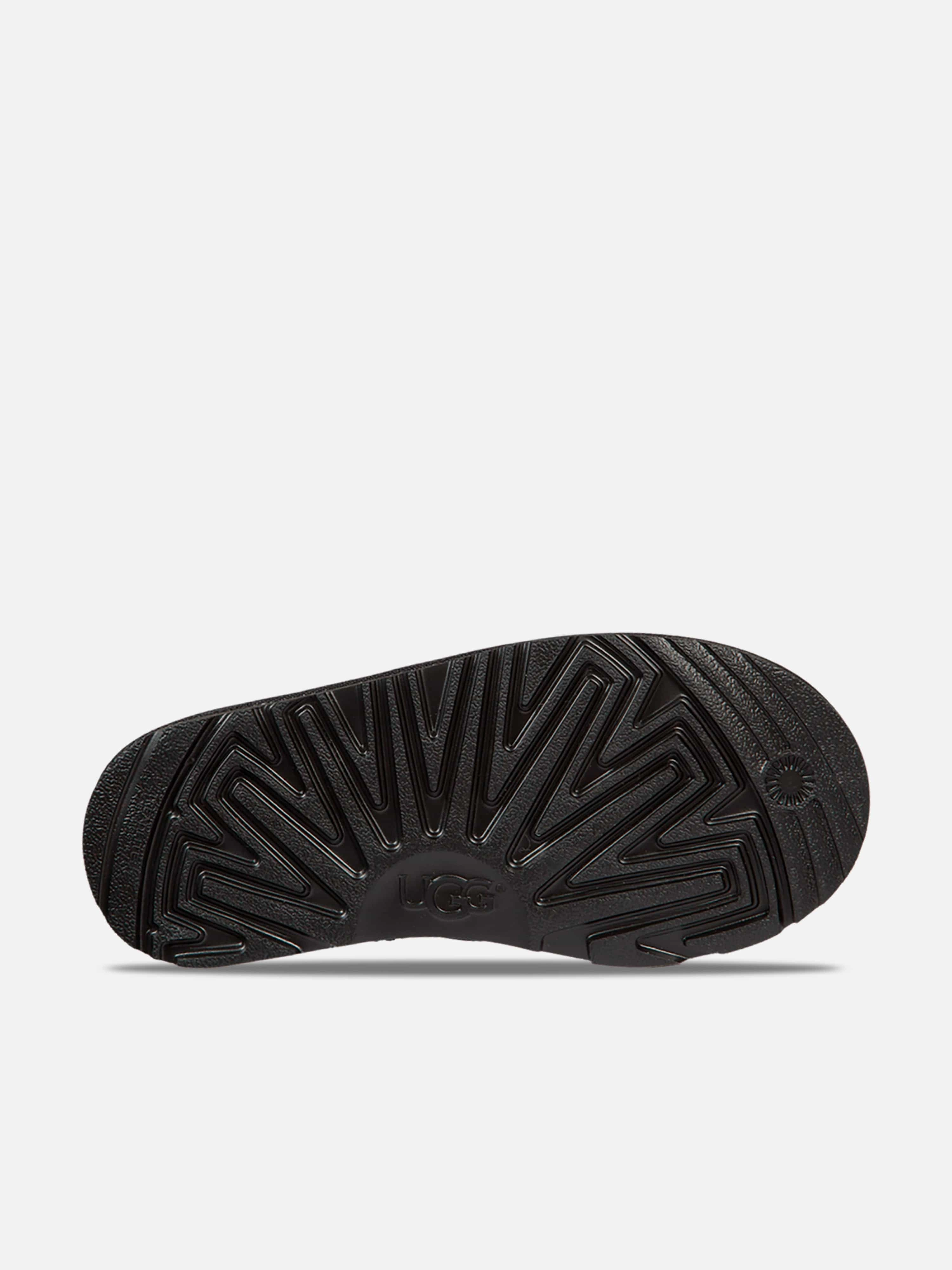 Chic, Coated Canvas UGG Kids Classic Mini II Boots in Black