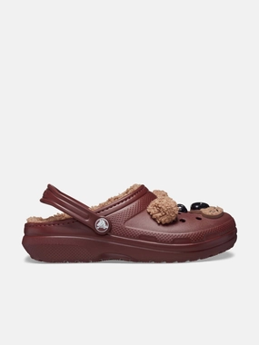 Denim Messenger Bag Highly Praised Crocs Kids Classic Lined I Am Bear Clog in Brown Heavyweight material offer Upgrade Your Essentials