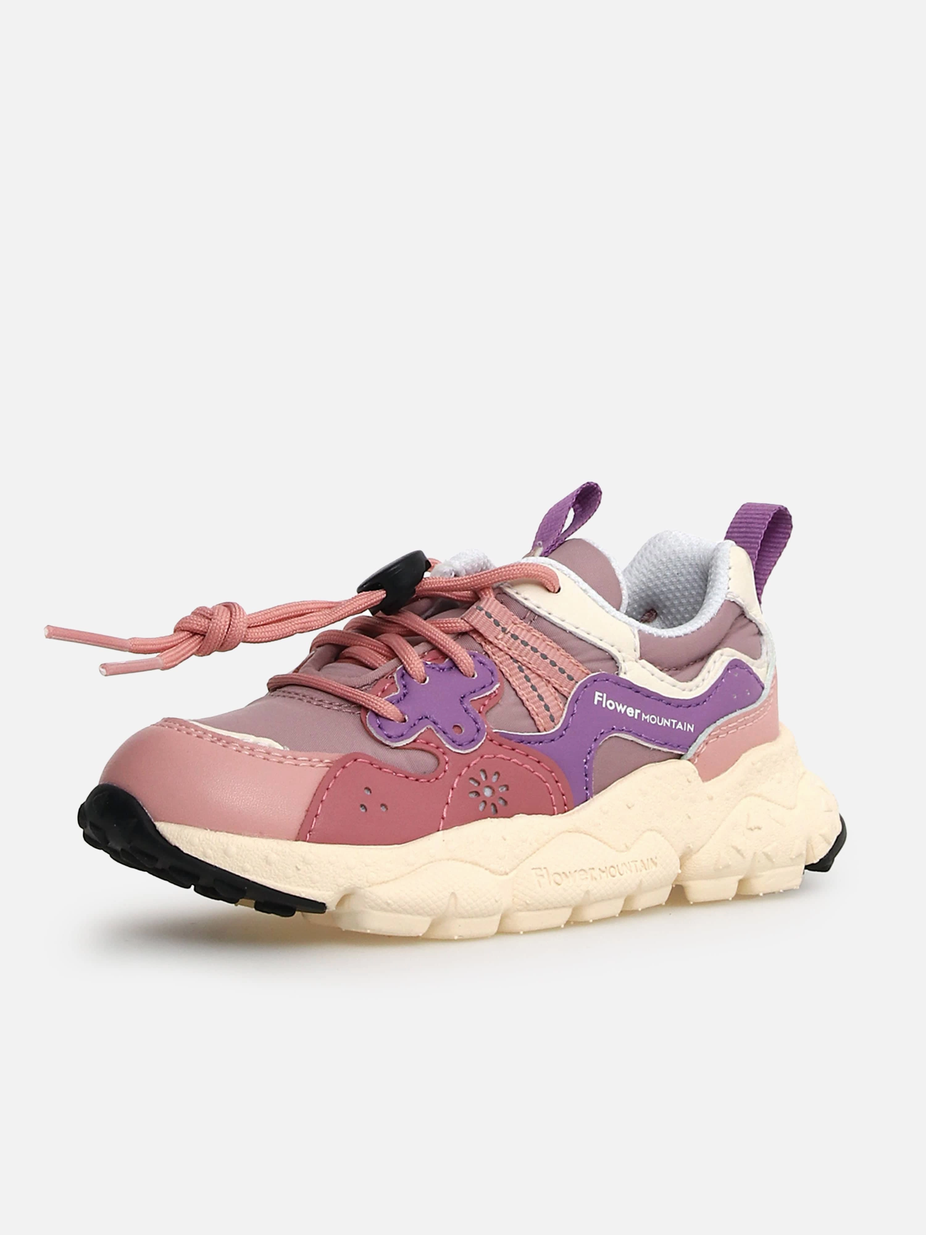 Side Pocket, Fan Favorite Flower Mountain Kids Yamano 3 Trainers in Multicolour