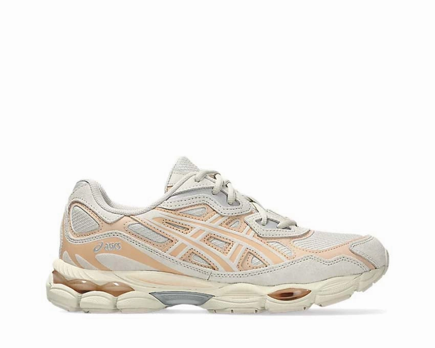 Minimalist Vibe, Top Zipper Gifts Included Asics Gel NYC "Oatmeal" Value-added service