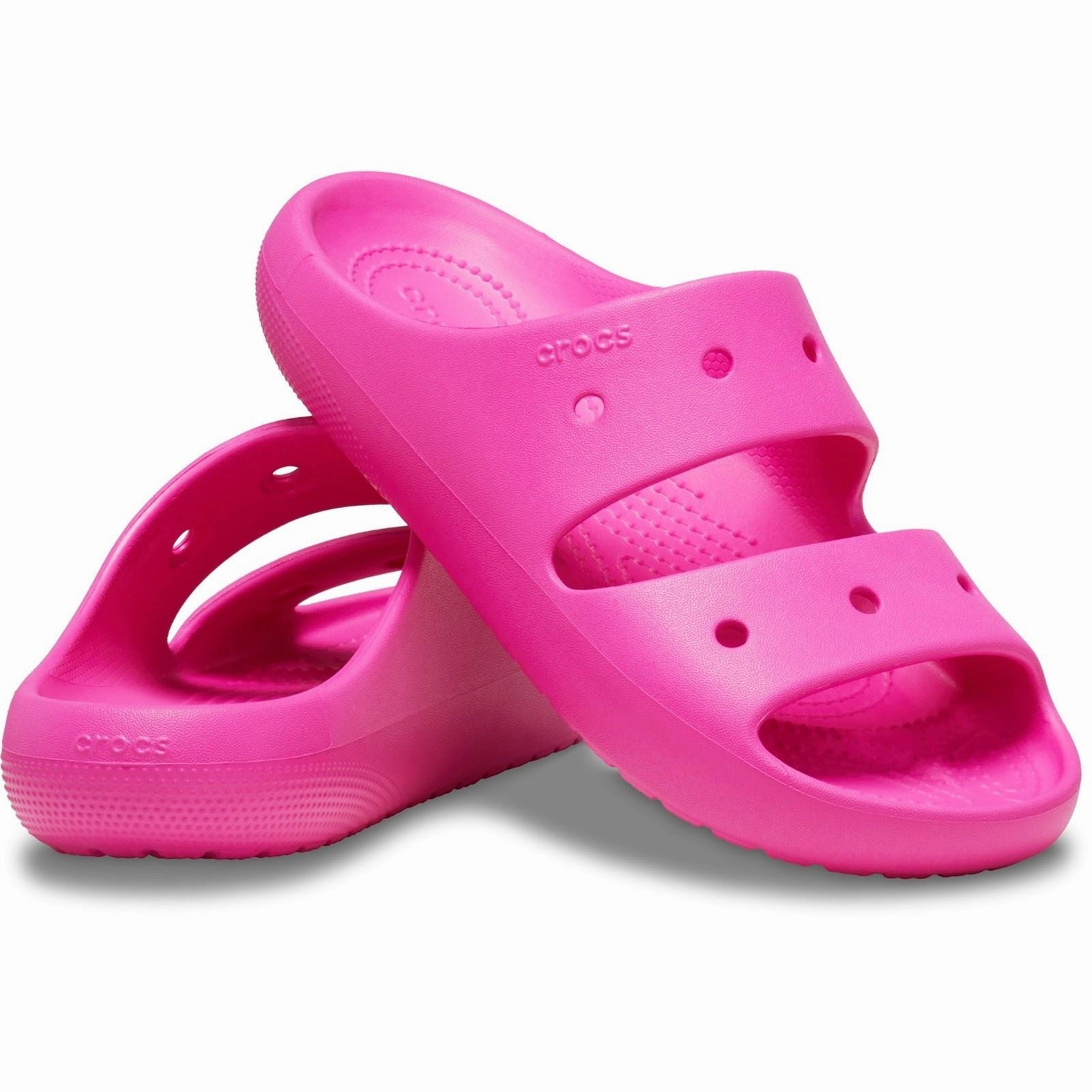 Unisex Crocs 209403 Classic Sandals Front Flap, Flawless Finish