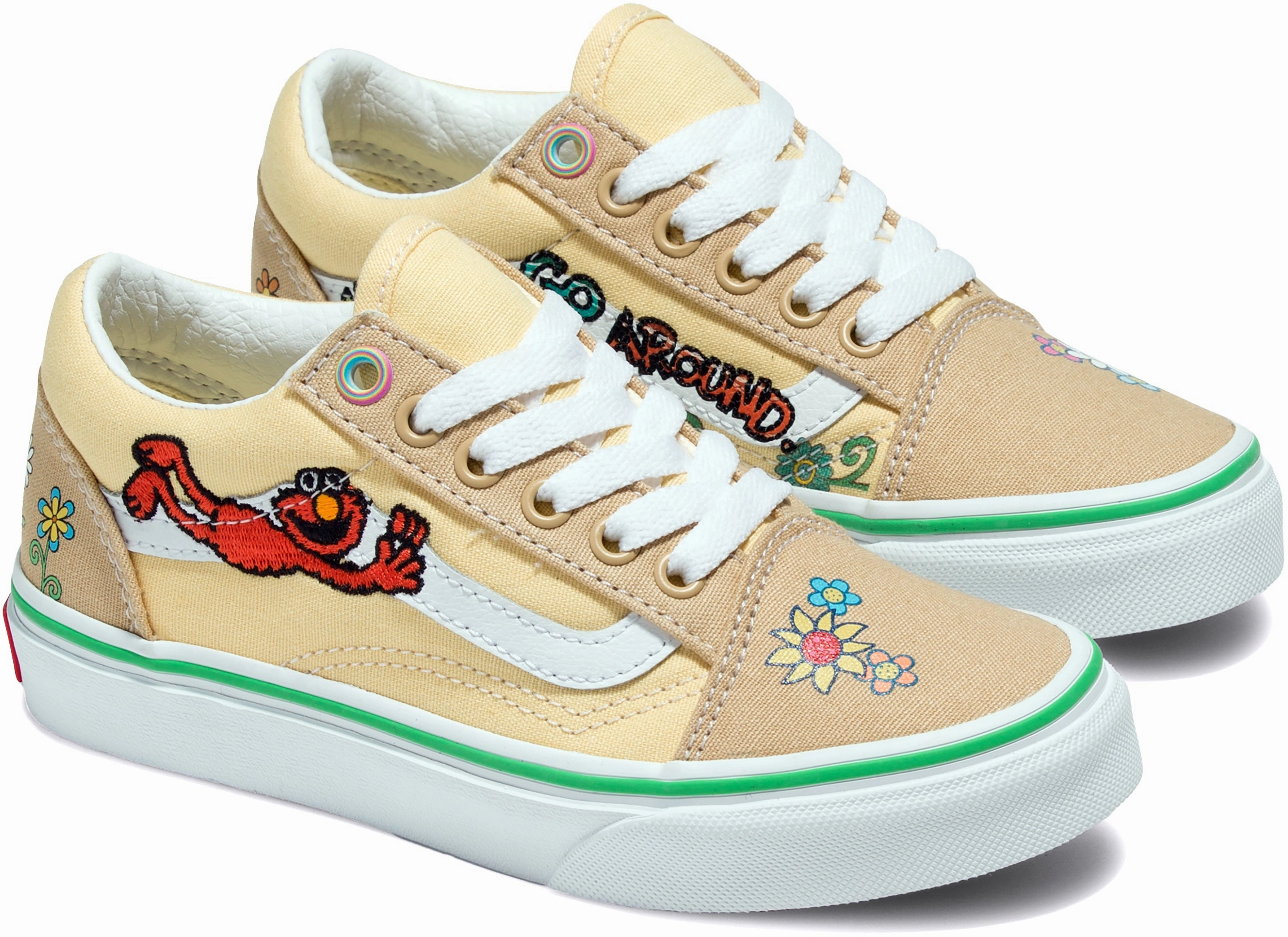 Looks That Wow Vans Sesame Street Kids Old Skool Natural Exclusive Drop
