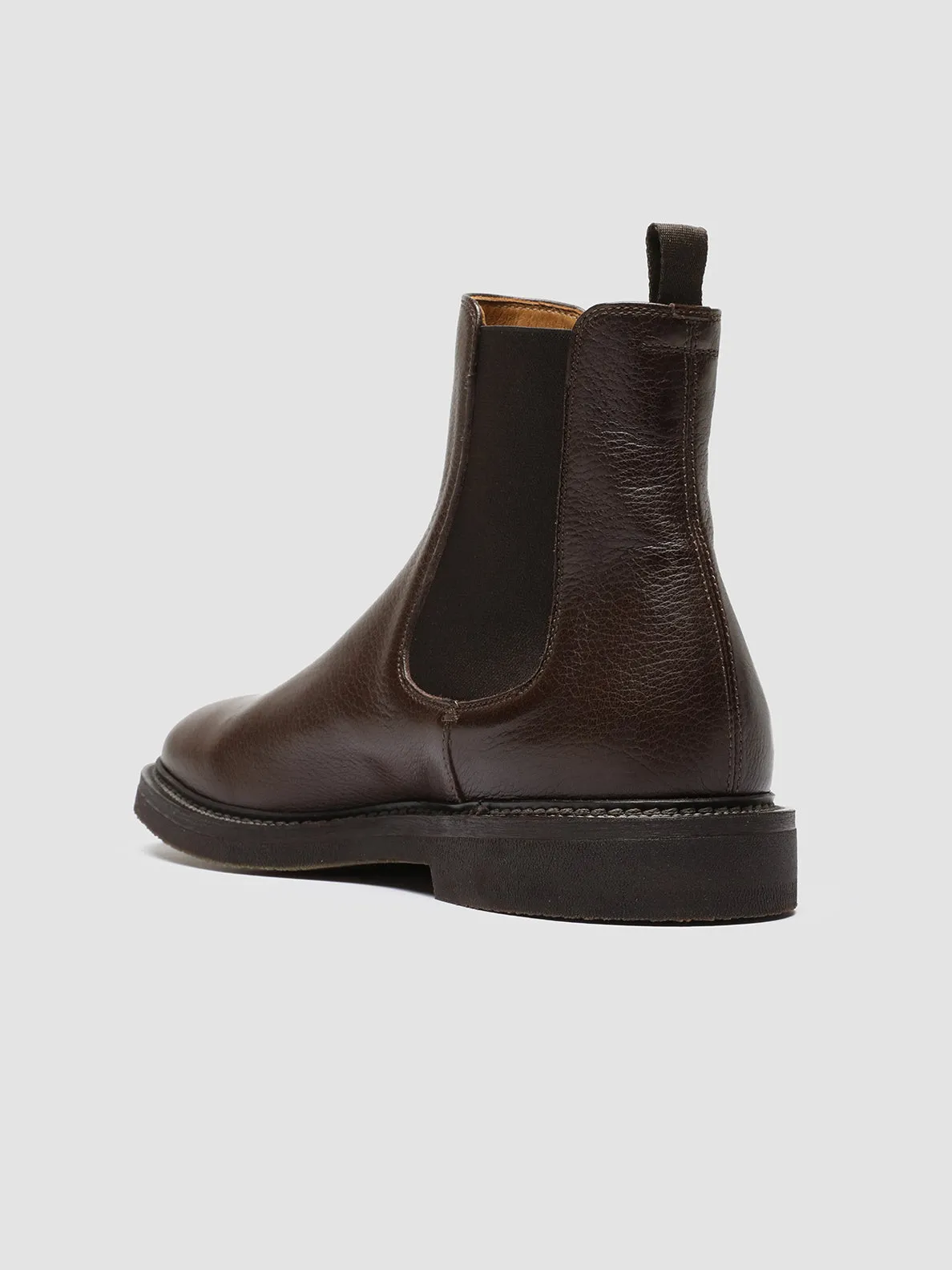 HOPKINS FLEXI 204 - Brown Leather Chelsea Boots