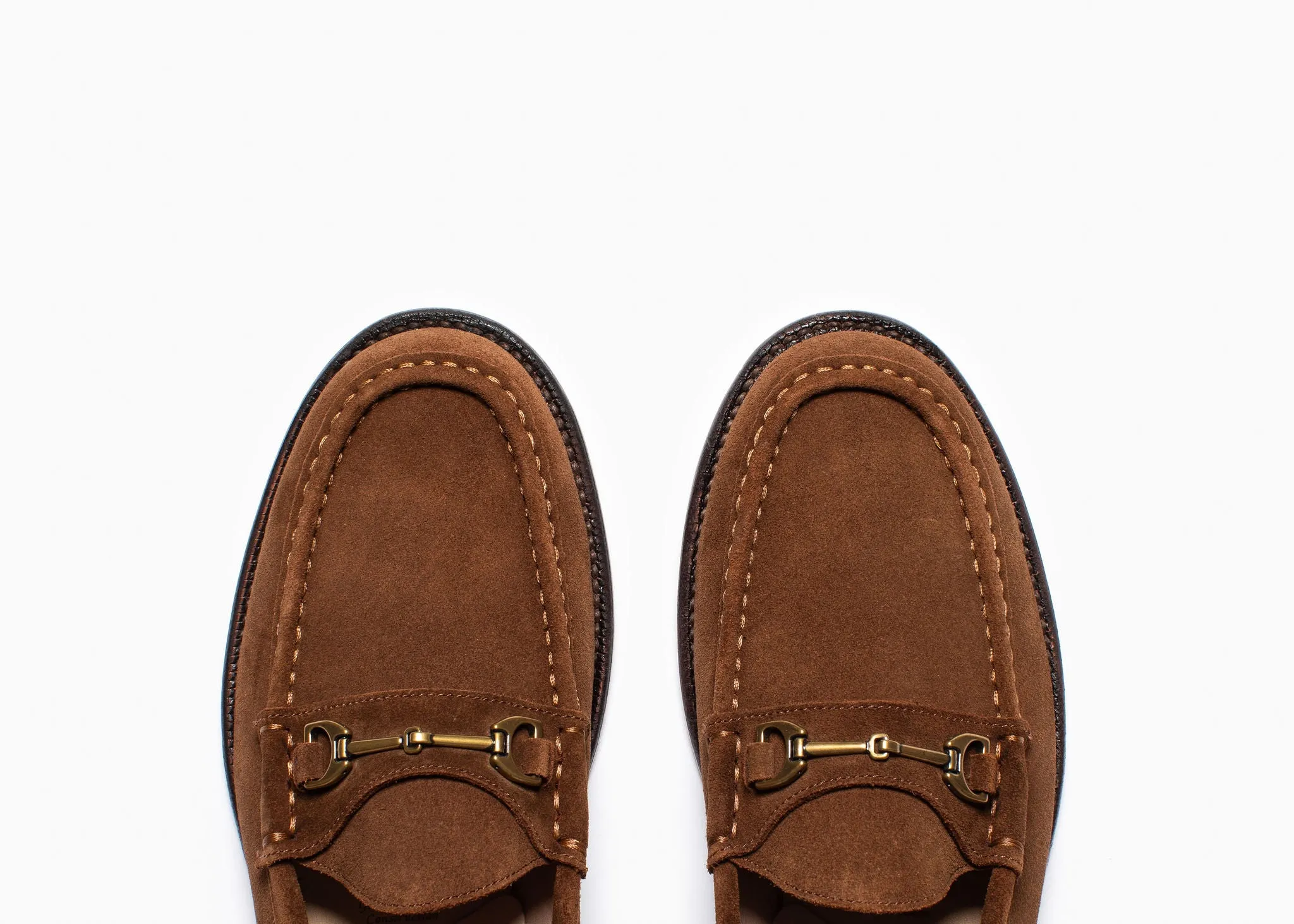 Horsebit Loafer Bourbon Suede