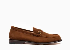 Horsebit Loafer Bourbon Suede