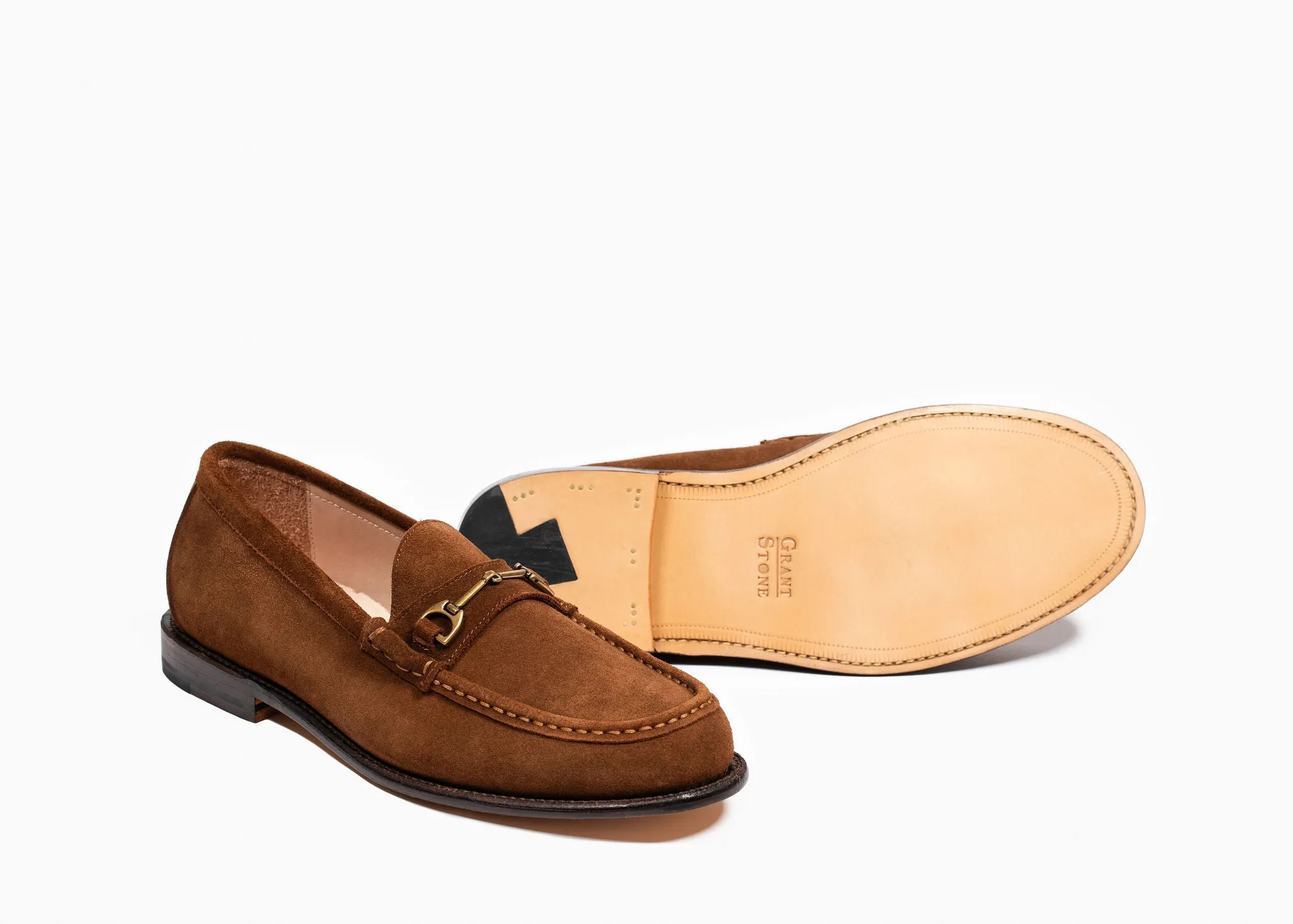 Horsebit Loafer Bourbon Suede