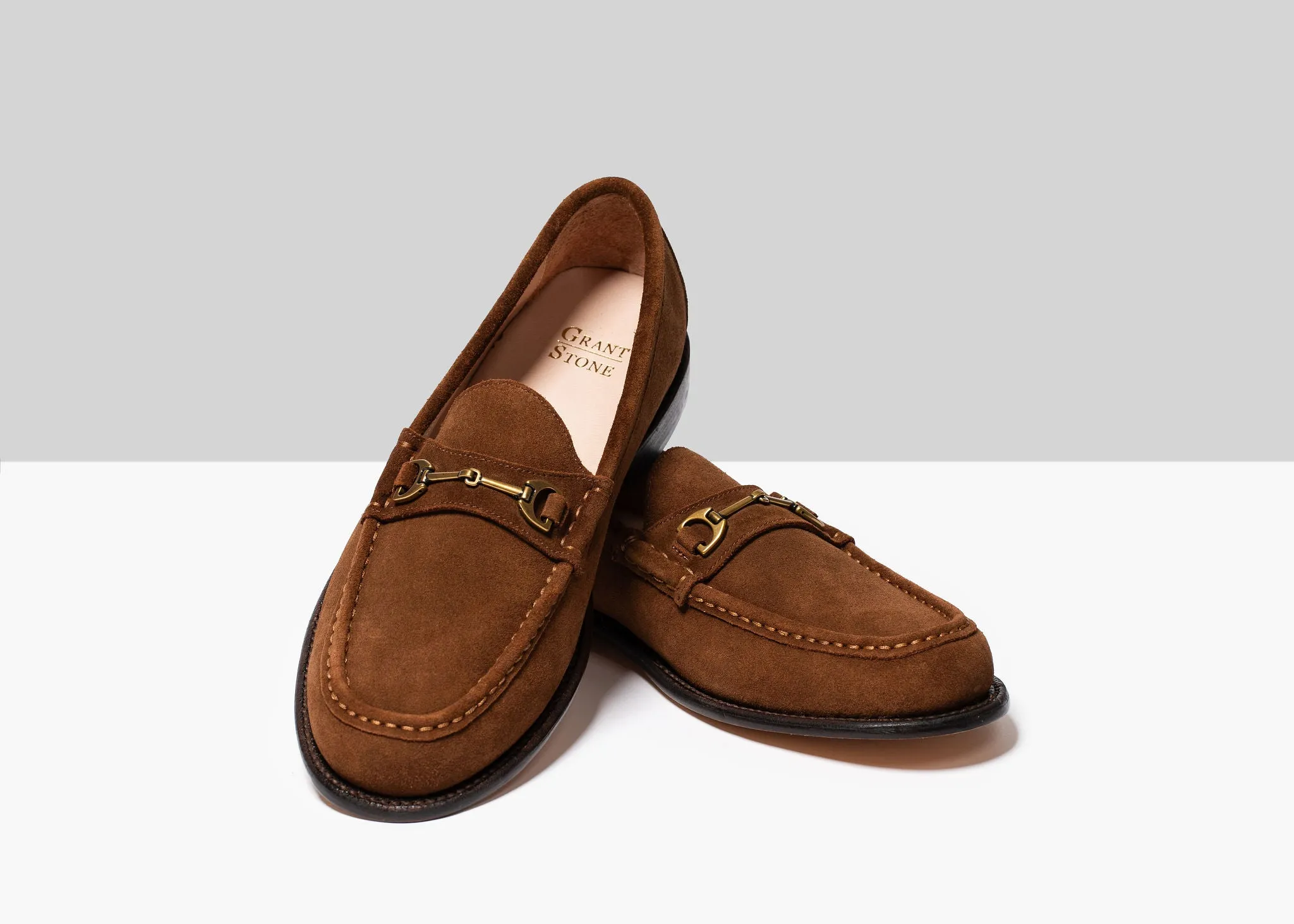 Horsebit Loafer Bourbon Suede