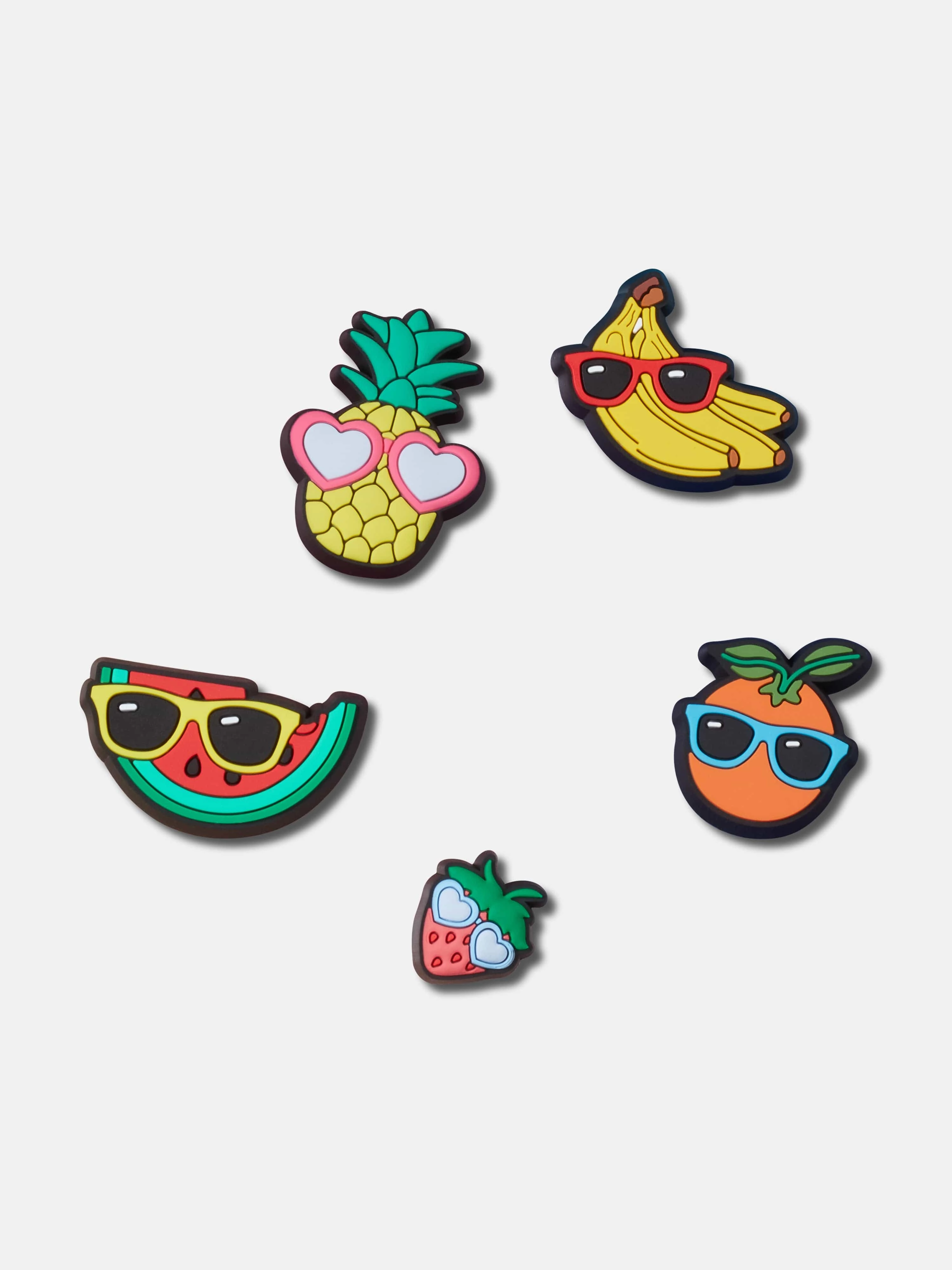 Must-Have Item, Cork In-store special Kids Cute Fruit with Summer Jibbitz 5 Pack in Multicolour New Product Trial