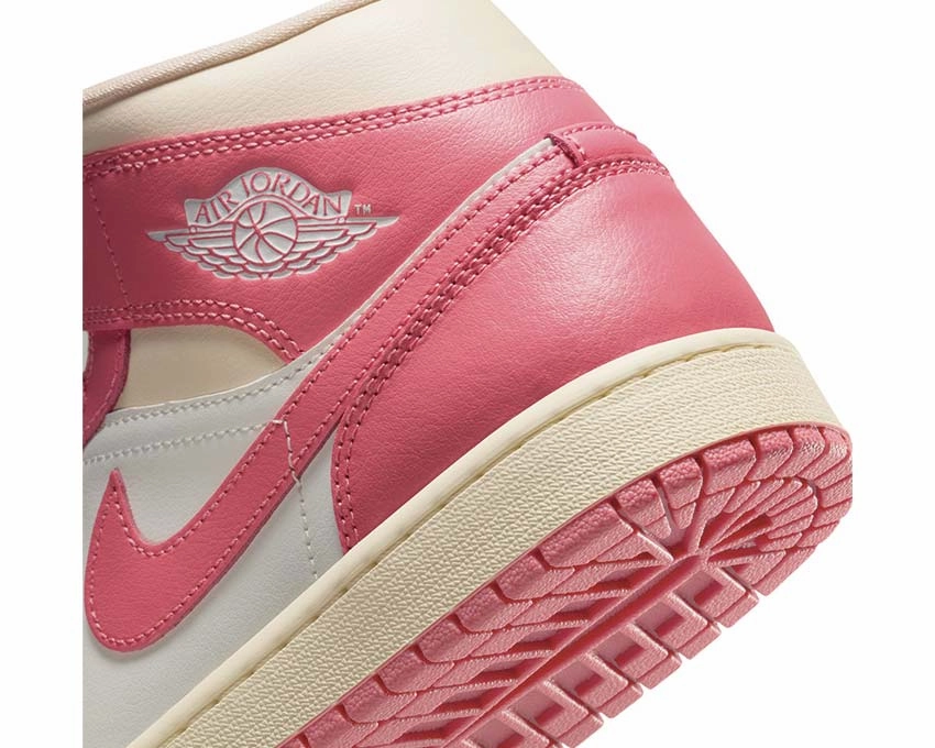 Air Jordan 1 Mid W "Pink Salt" Your Style, Your Way, Flexible Design