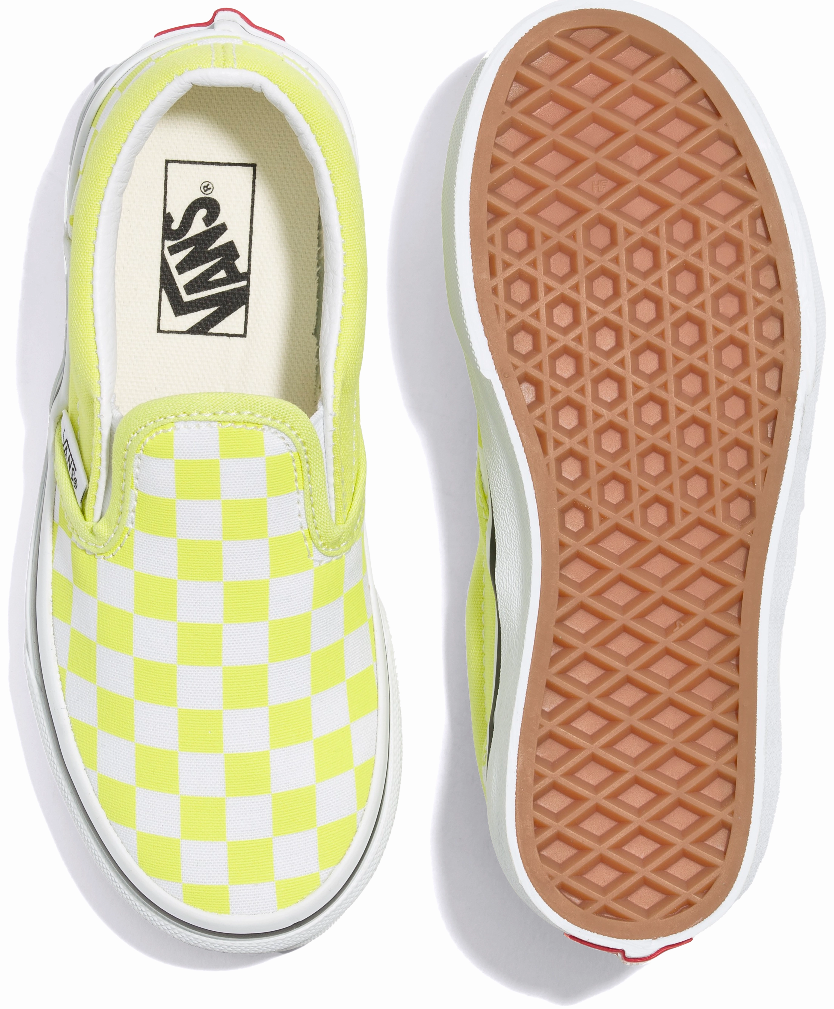 Croc-Embossed, Ready For The Outdoors, Top Handle Vans Kids Classic Slip-On Checkerboard Evening Primrose