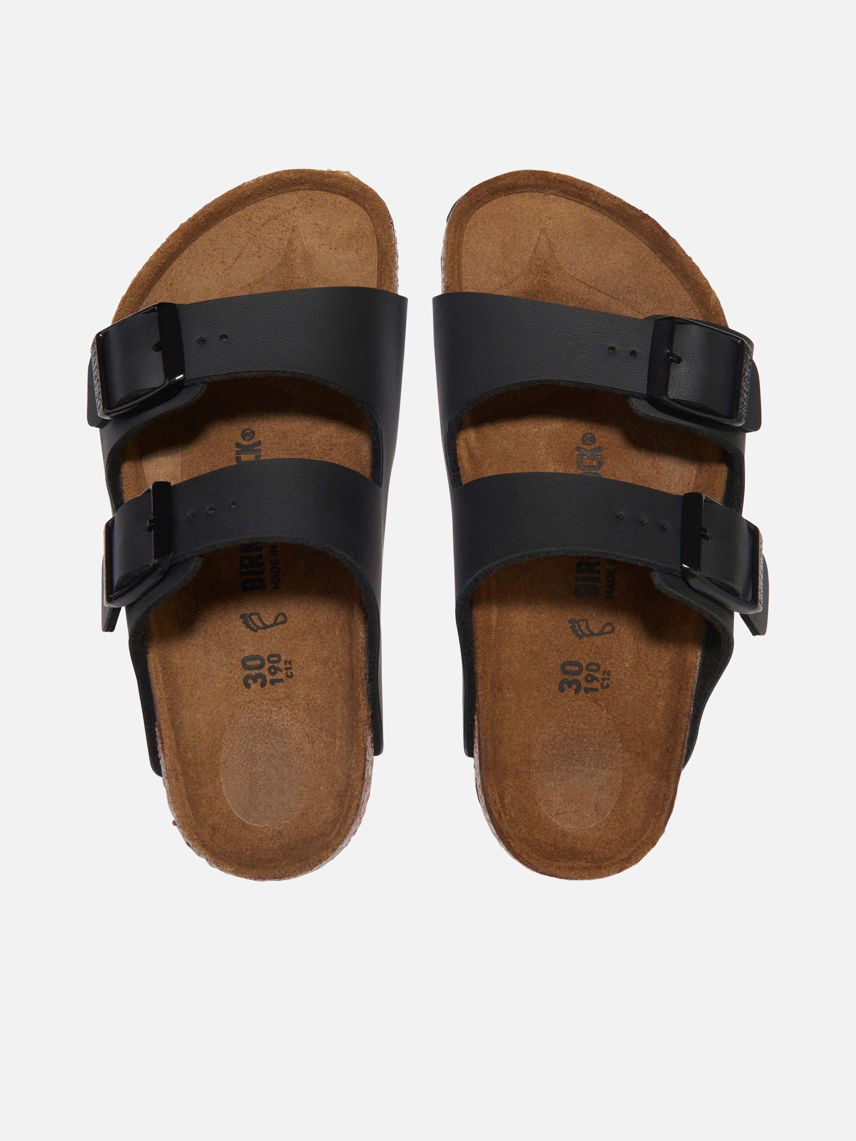 Quick Access Pocket BIRKENSTOCK Kids Arizona Sandals in Black Unlined