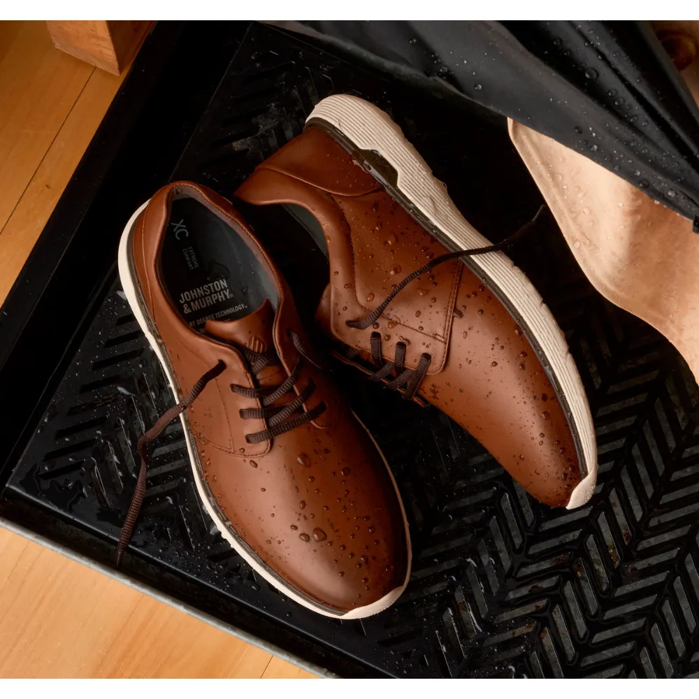 Johnston & Murphy XC4 Prentiss 2 Plain Toe Tan Leather Shoe (Men's)