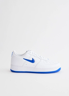 Bucket Bag For Summer Outings Key Holder Air Force 1 Low Retro 'Royal Blue Jewel' Sneakers Felt Adaptable For Any Setting