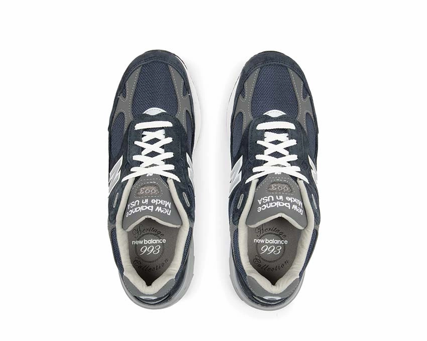 New Balance 993 Made In USA "Navy" Small But Mighty, Croc-Embossed