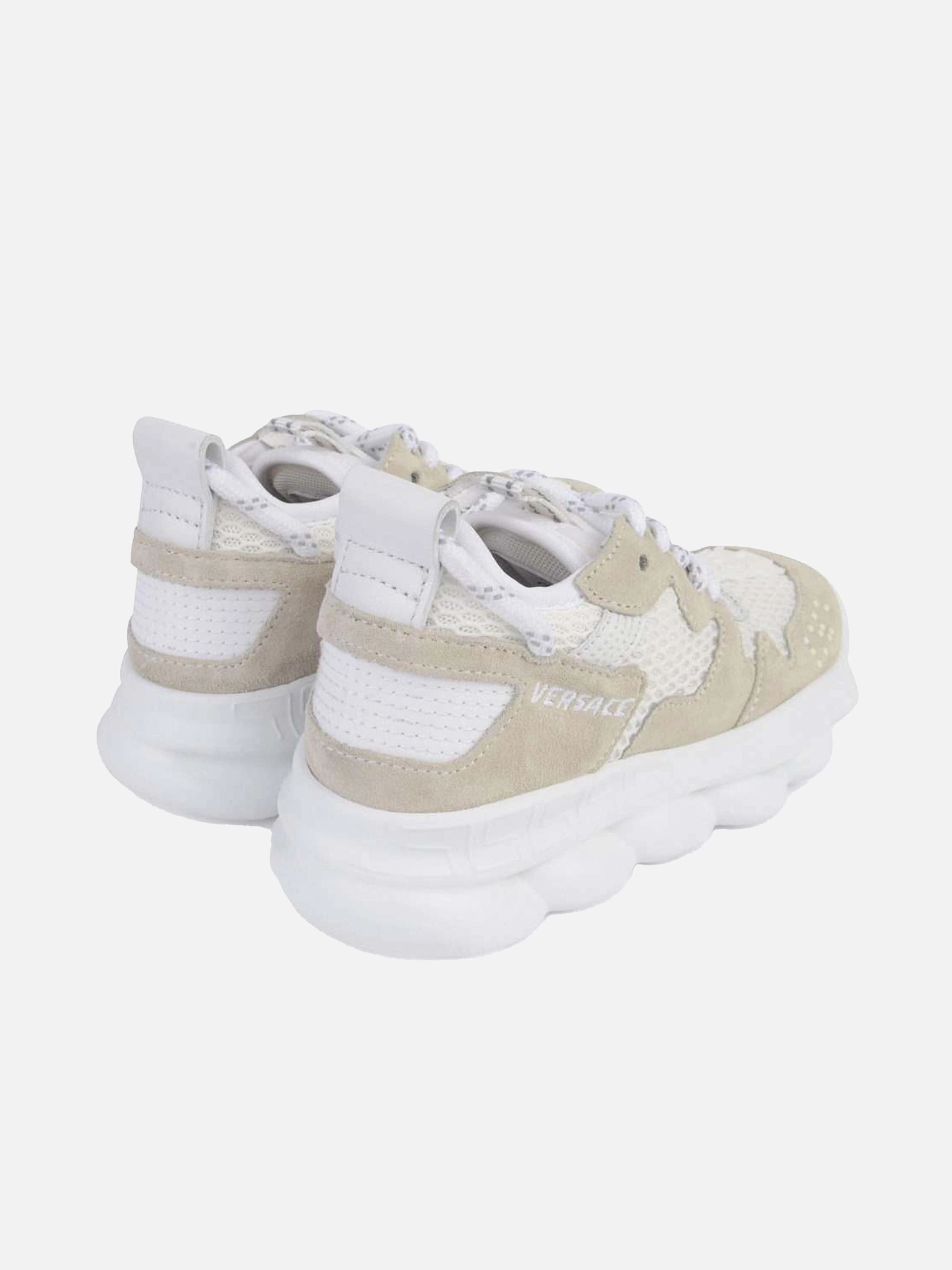 Business Versace Unisex Chain Reaction Trainers Back Slot