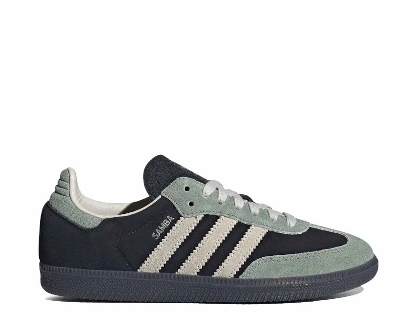 Luxury, Grab It Fast, Adjustable Strap Labor Day discount Adidas Samba OG Silver Green Polyester