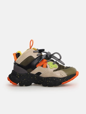 Get Yours Labor Day discount Flower Mountain Kids Yamano 3 High Trainers in Multicolour Water Bottle Pocket Synthetic