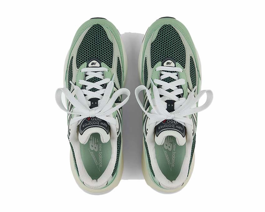 New Balance 990v6 Made in USA "Natural Mint" Croc-Embossed, Reinforced Base, Versatile Everyday Style