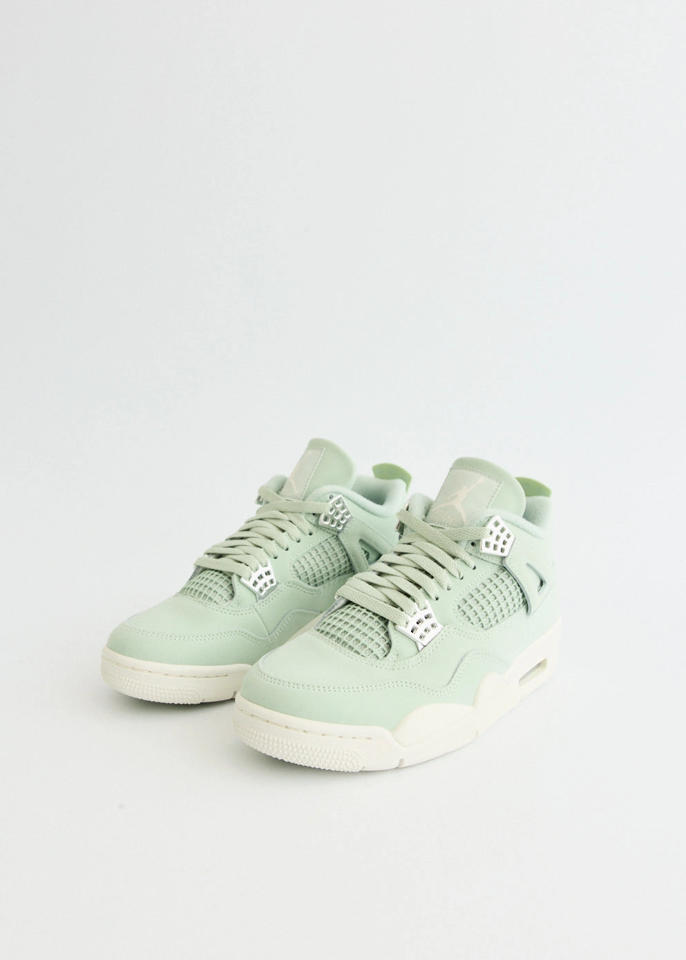 Wool Women's Air Jordan 4 'Seafoam Sail' Sneakers