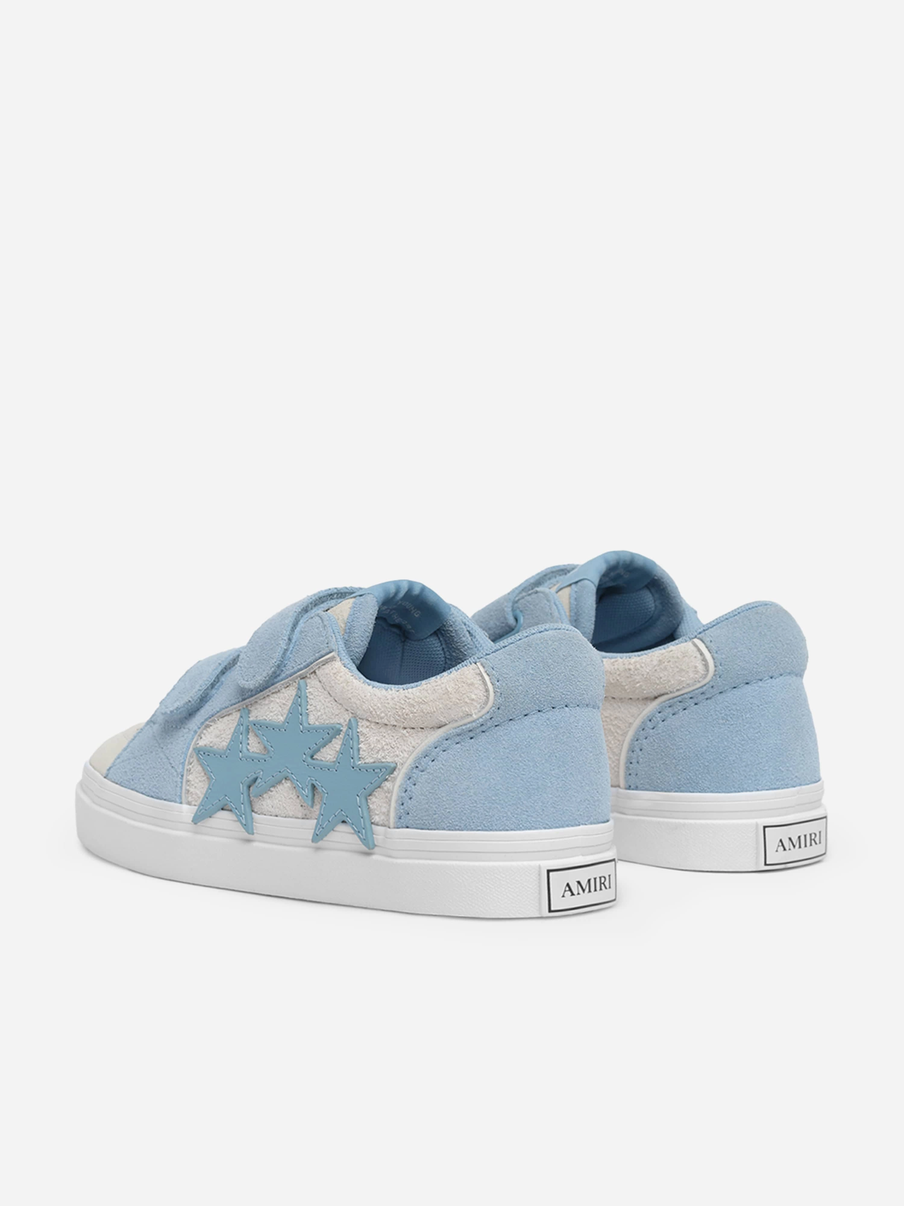Amiri Kids Leather Sunset Skate Low Trainers in Blue Exclusive Access, Lightweight Crossbody Bag, Green Travel Backpack