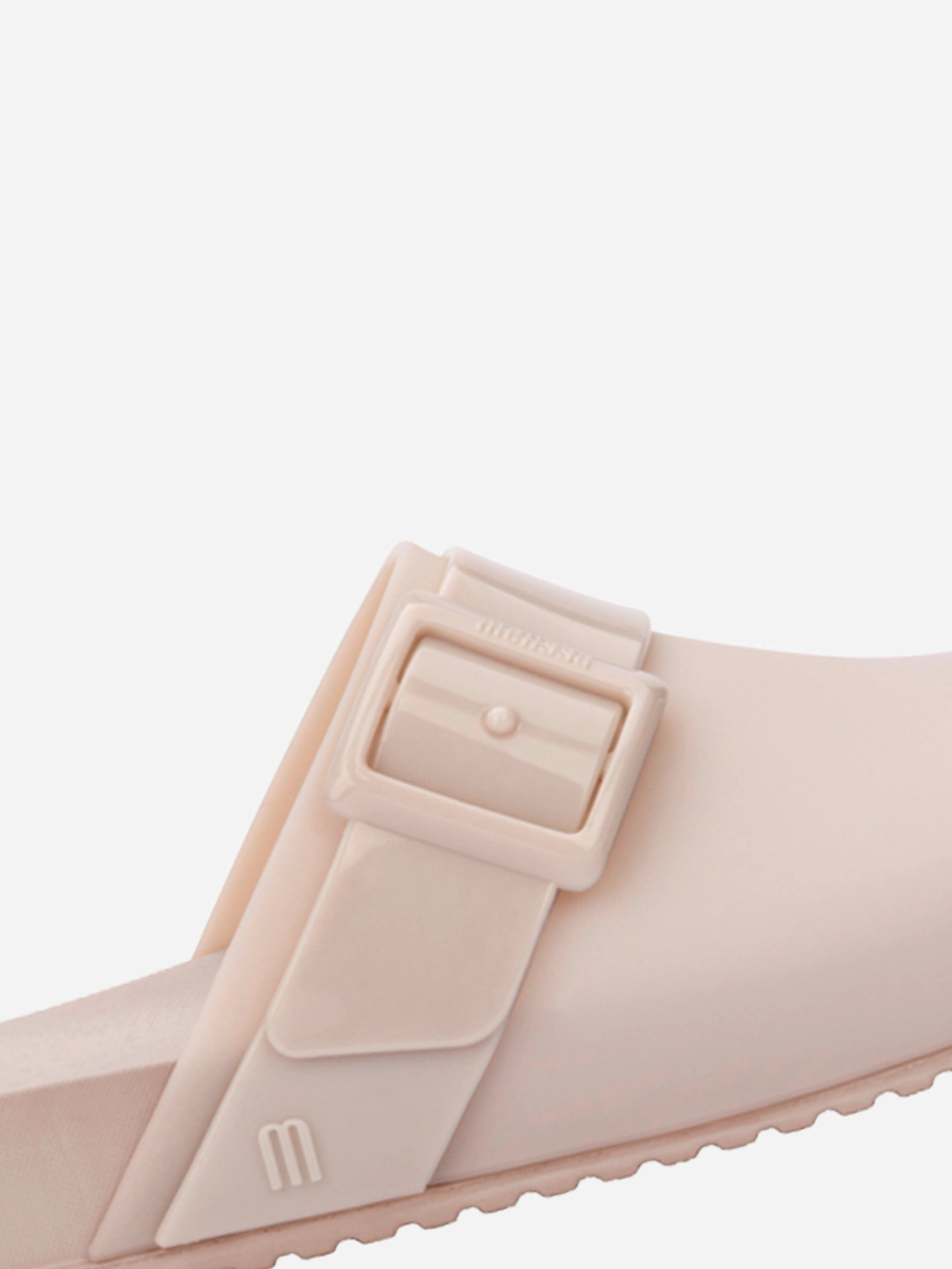 Explore The Collection Mini Melissa Girls Cozy Clogs in Beige