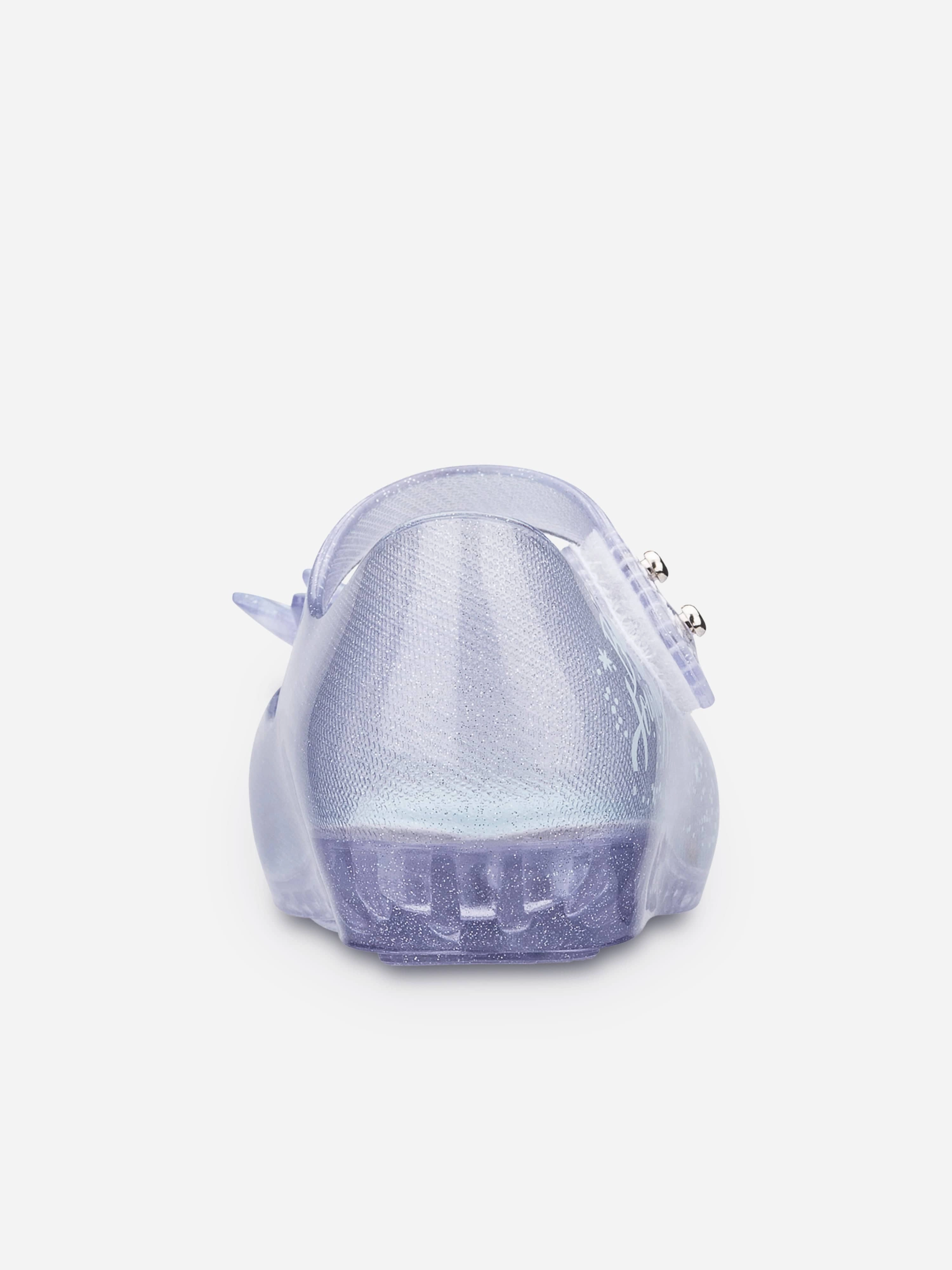 Eco-Packaged, All-Day Comfort Mini Melissa Girls Ultragirl Frozen Shoes in Blue