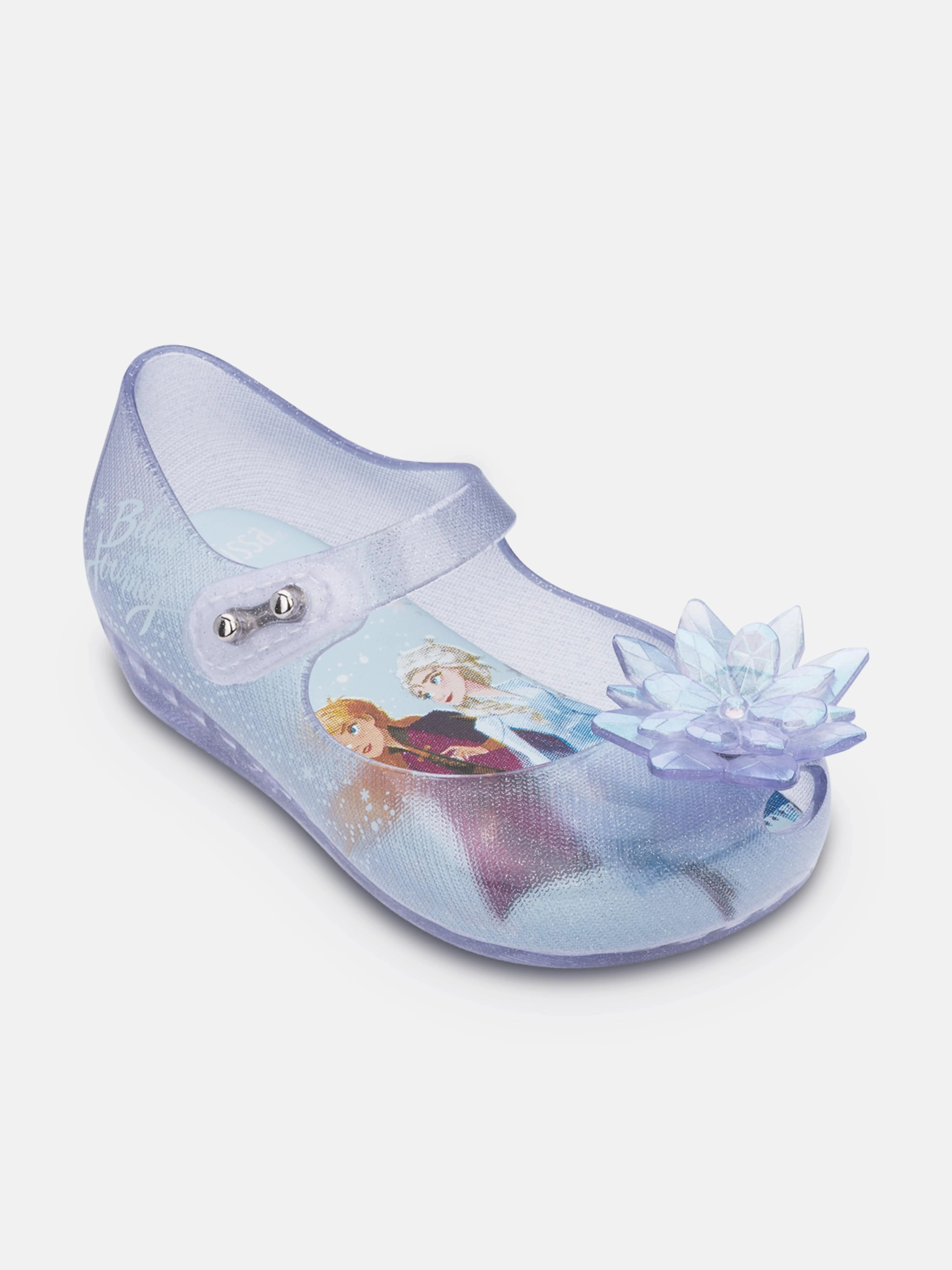 Shockproof Protection Mini Melissa Girls Ultragirl Frozen Shoes in Blue Boho