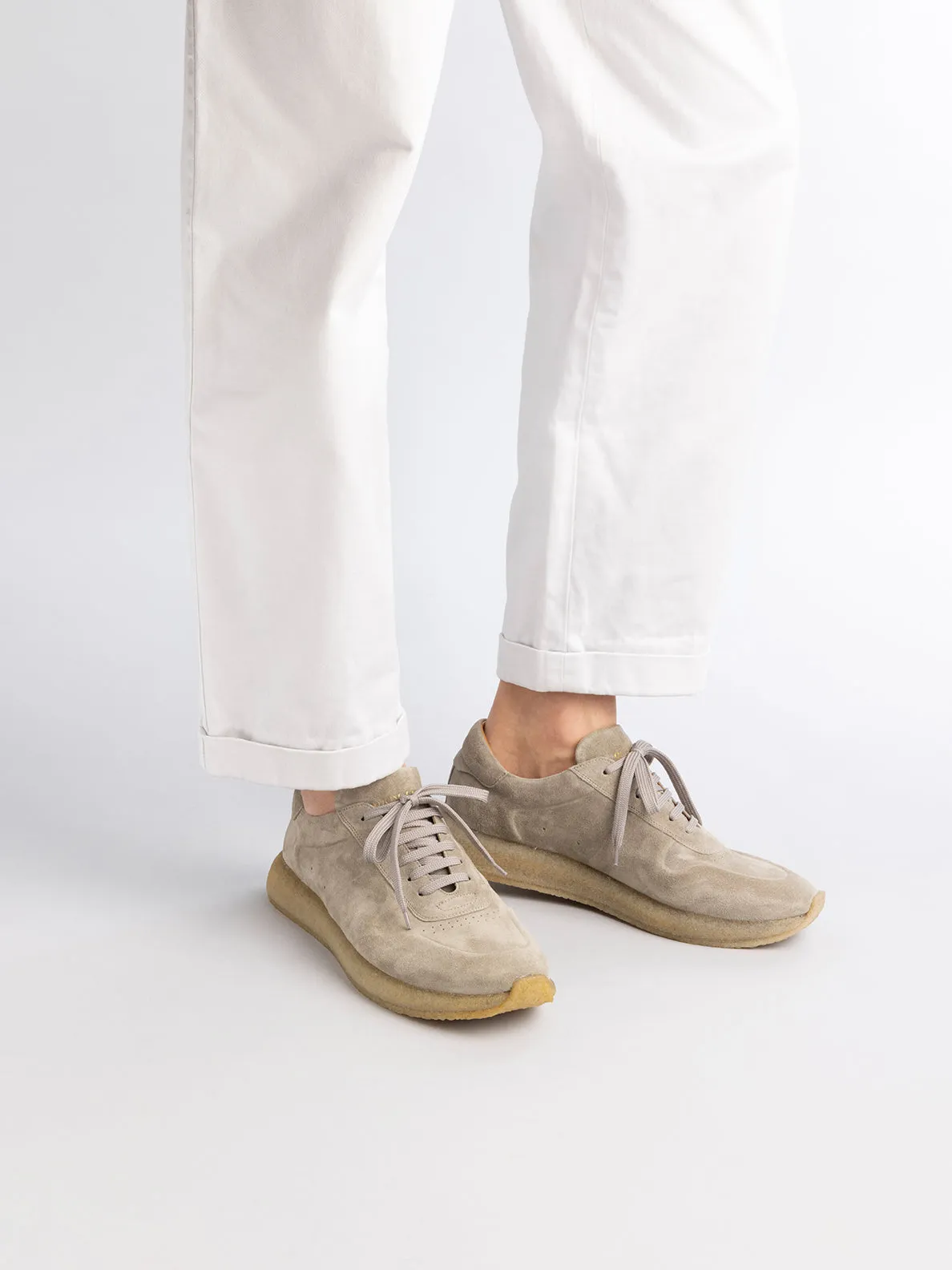 LEGEND 001 - Light Brown Suede Sneakers