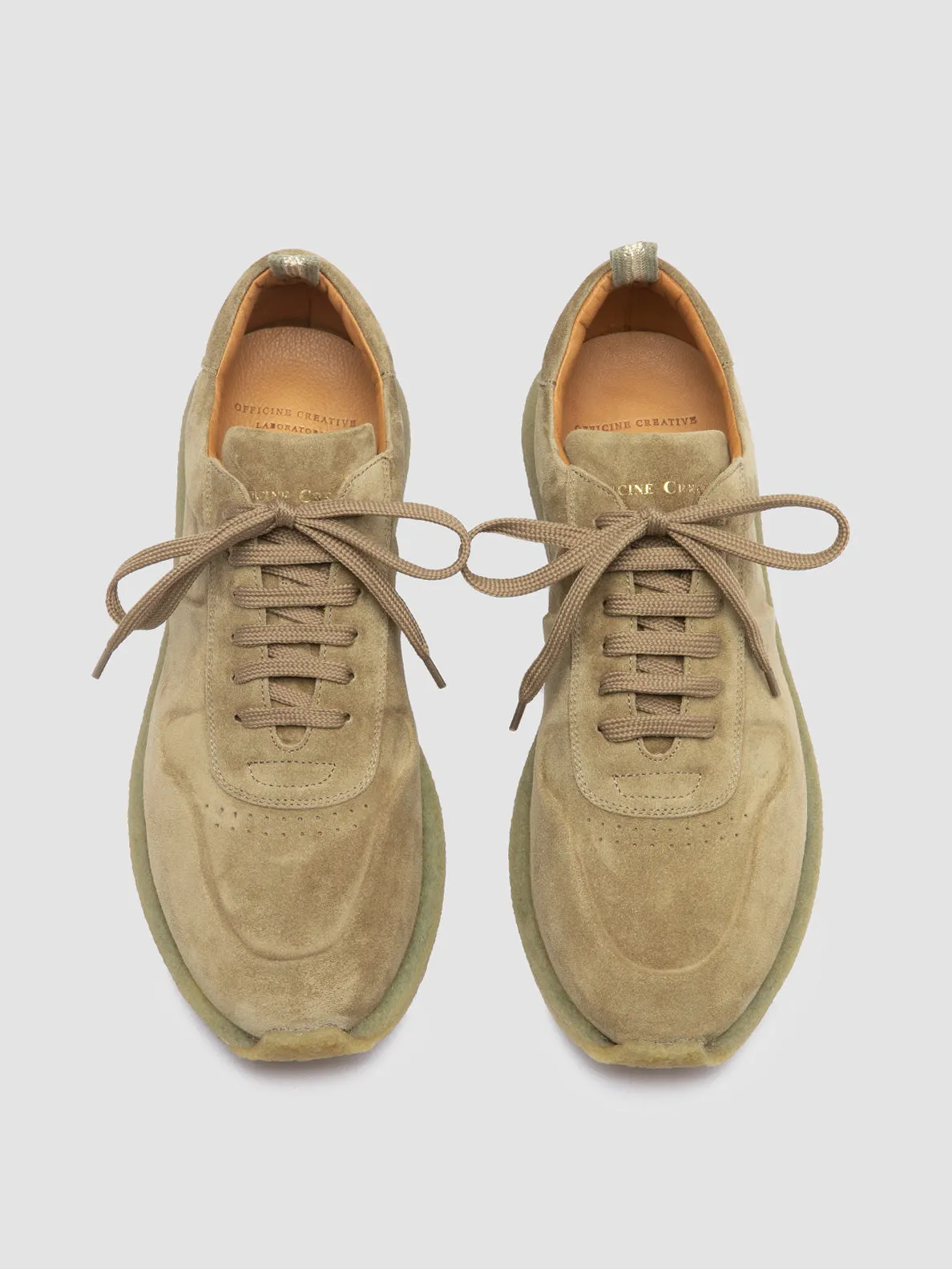 LEGEND 001 - Light Brown Suede Sneakers