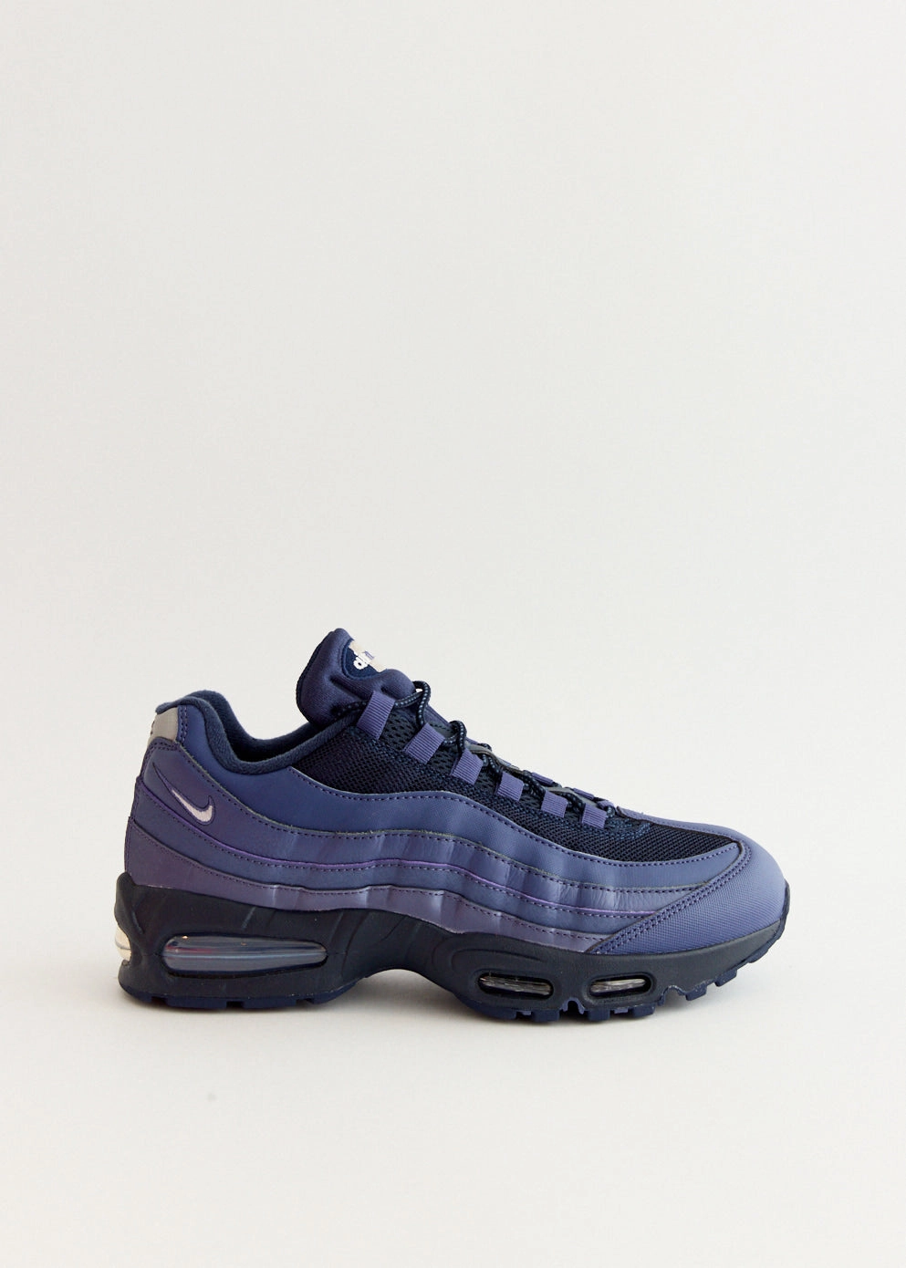 Embossed Leather, Adjustable Strap, Timeless Look Life-enriching offer Air Max 95 OG 'Sanded Purple' Sneakers Latest Feature