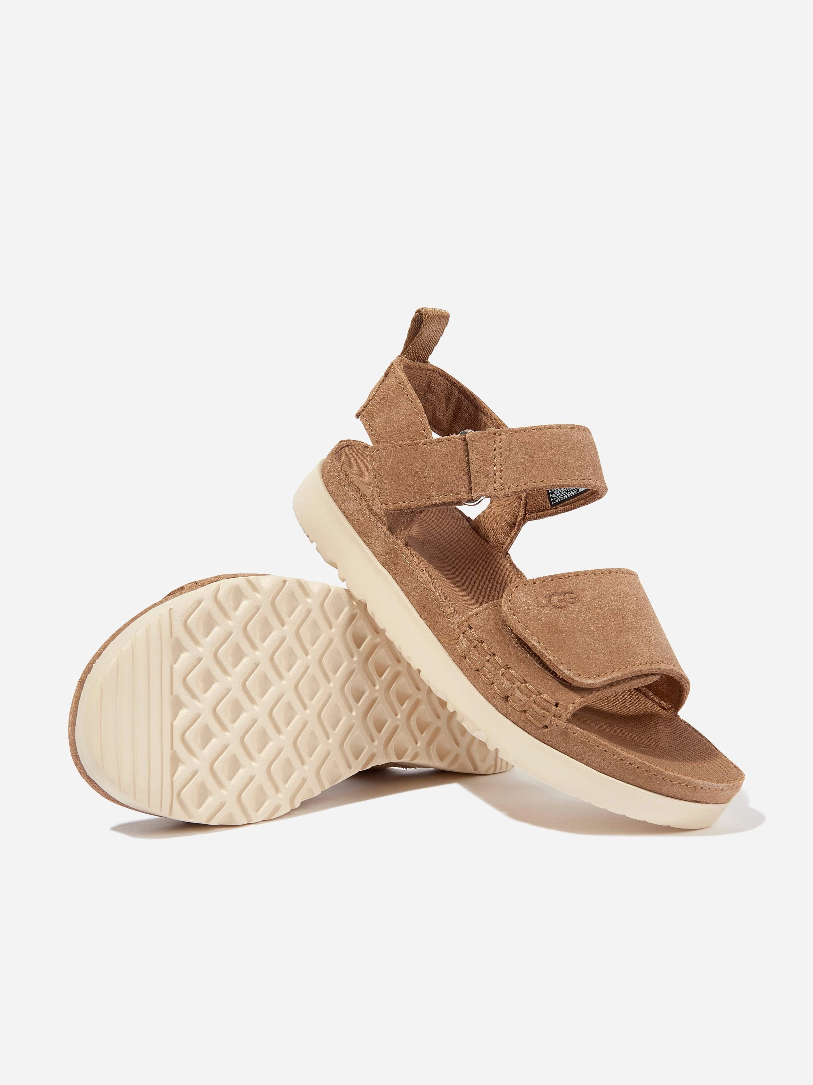Adventure Awaits, Fashion Satchel Bag For Office, Superior Materials UGG Girls Goldenstar Sandals in Brown