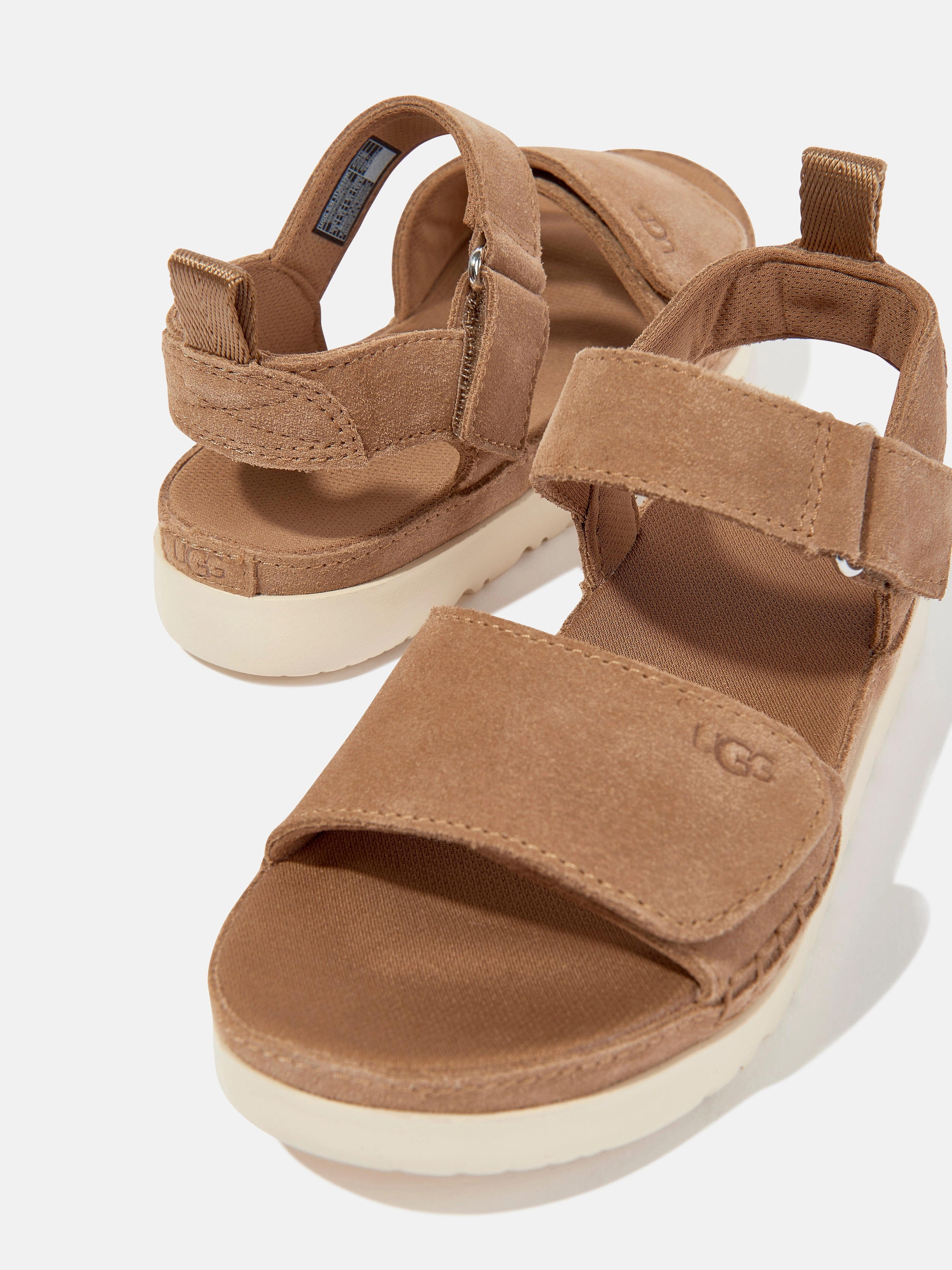 Handcrafted UGG Girls Goldenstar Sandals in Brown Lightweight Design