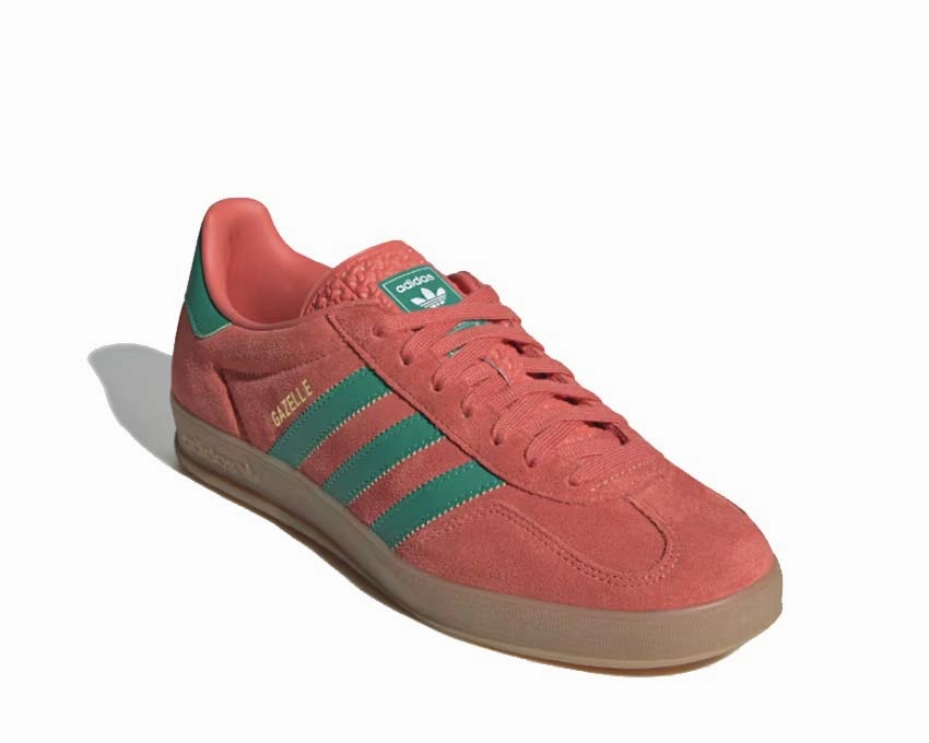 Adidas Gazelle Indoor "Prelover Scarlet" Add To Cart, Faux Leather