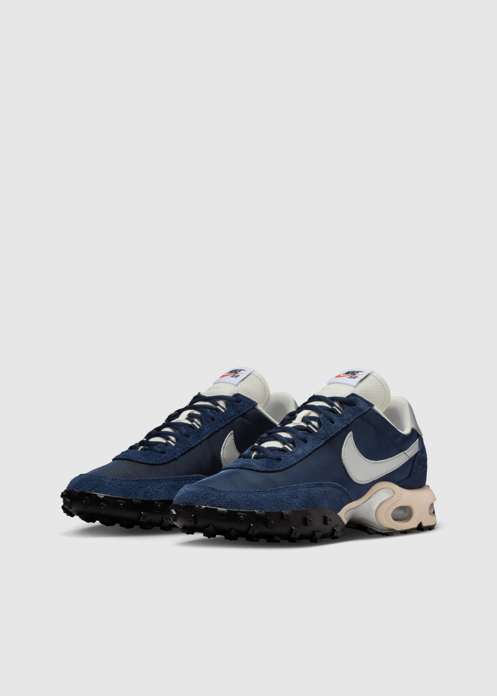Air Max Waffle Racer 'Navy Silver' Sneakers Perfectly Balanced